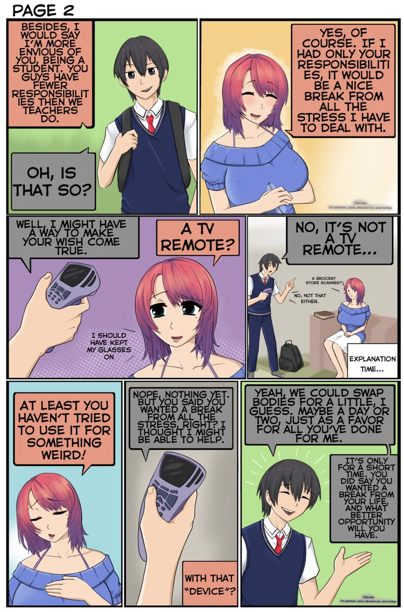 Student Transfer Body Swap – Sandra 2