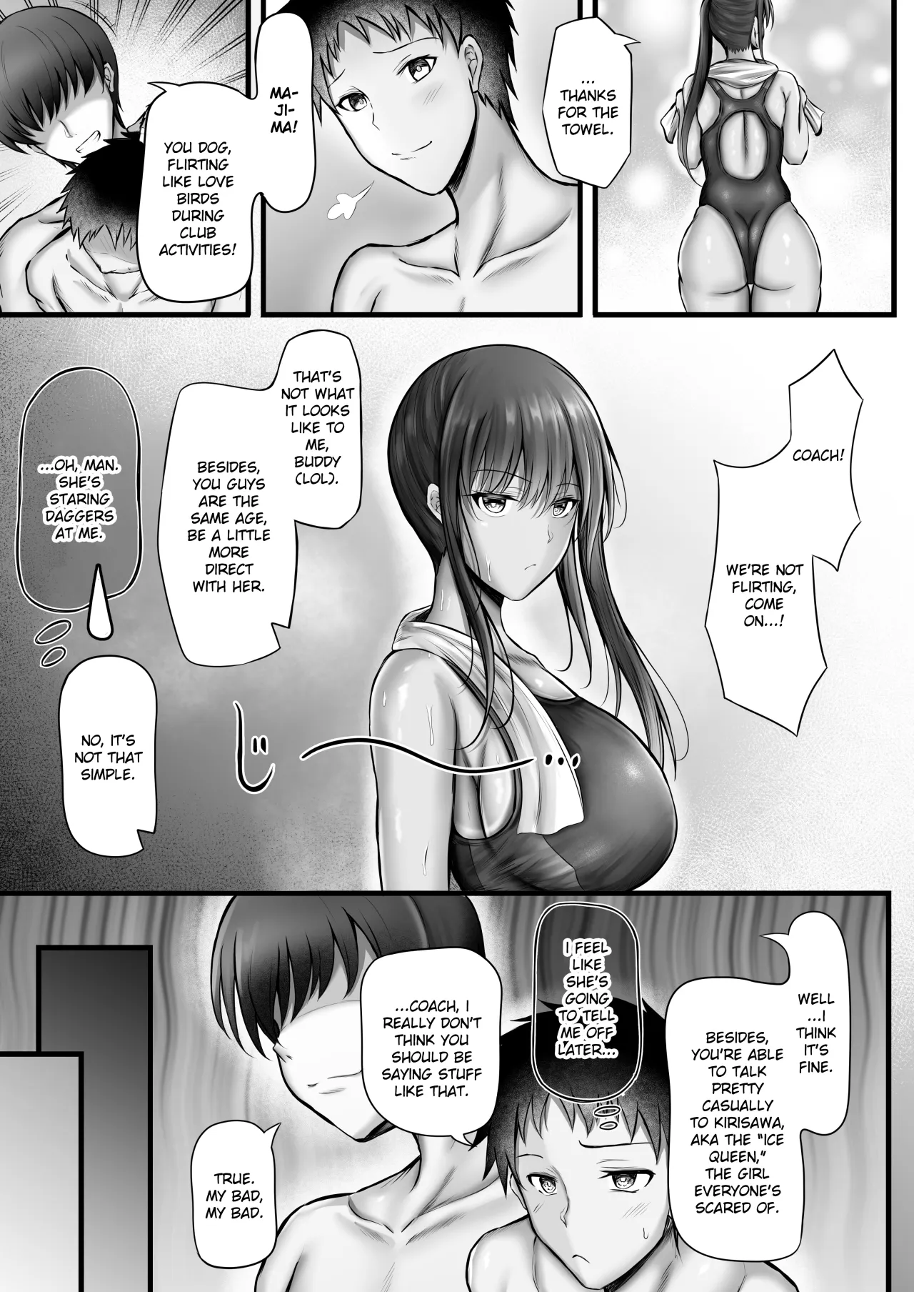 Suiei-bu na Cool na Kanojo ga Netorareru Made 9