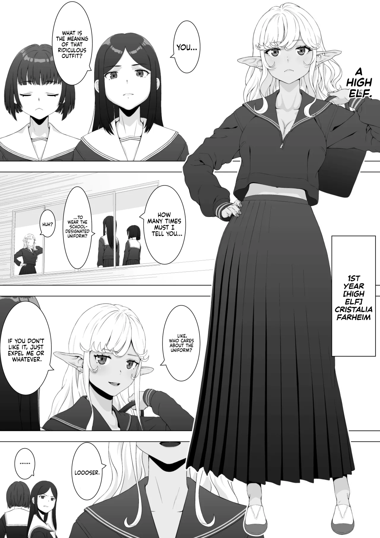 Sukeban Kuro Gal Elf o Futanari Chinpo de Wakarasetai 7