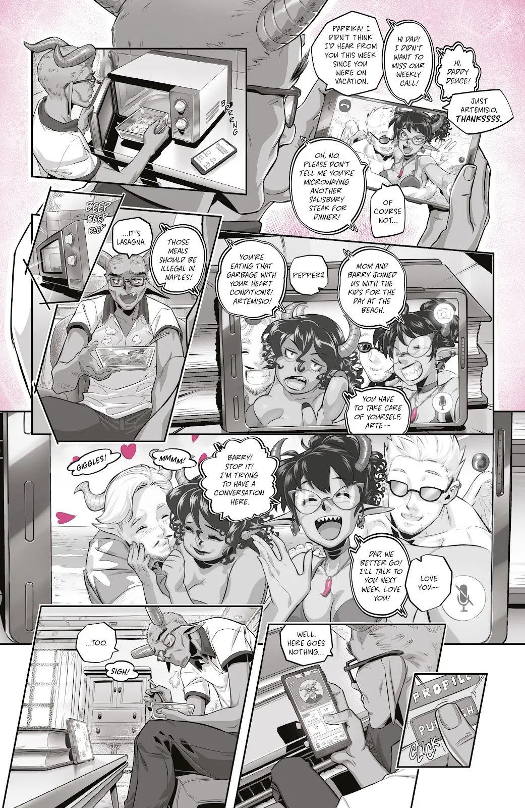 Sweet Paprika: Black White Pink One-Shot 5