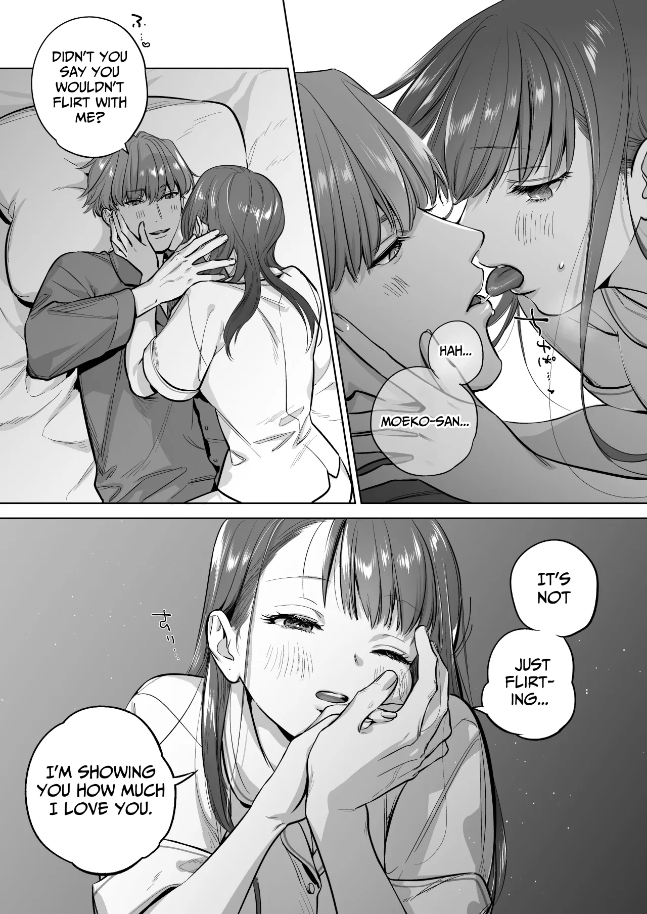 Sweetly Obsessive Guy wants to XXX with Moeko 45
