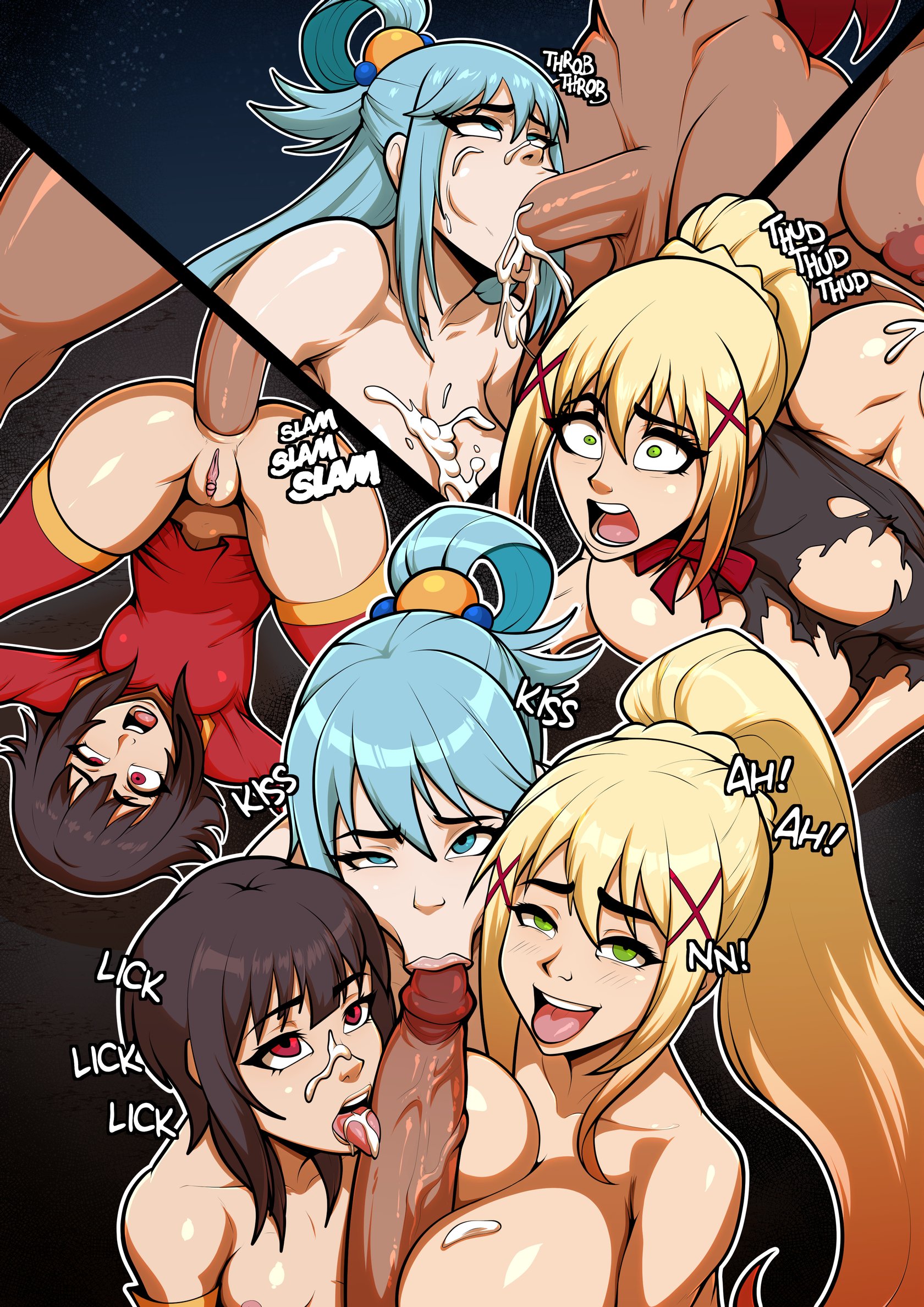 Sylvia × The Heroines of Konosuba 4