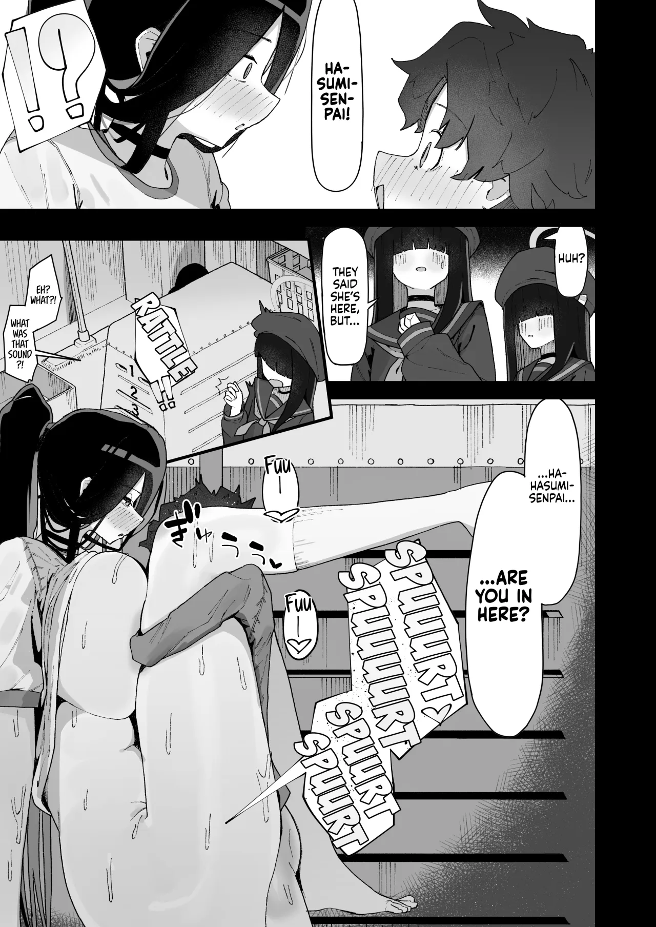 Taiikukan souko de Hasumi to kakurete ecchi ♡ 6