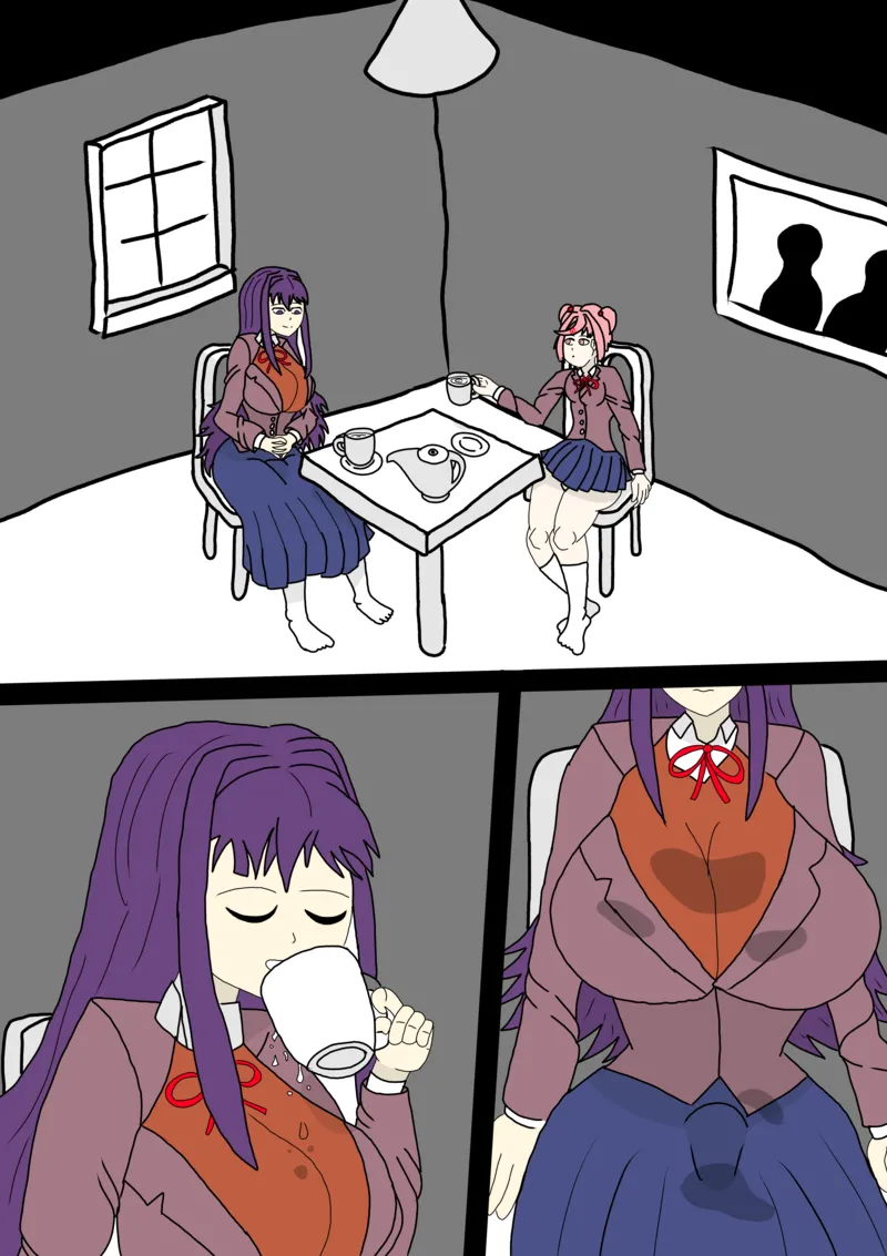 Tea Time With Yuri And Natsuki 1