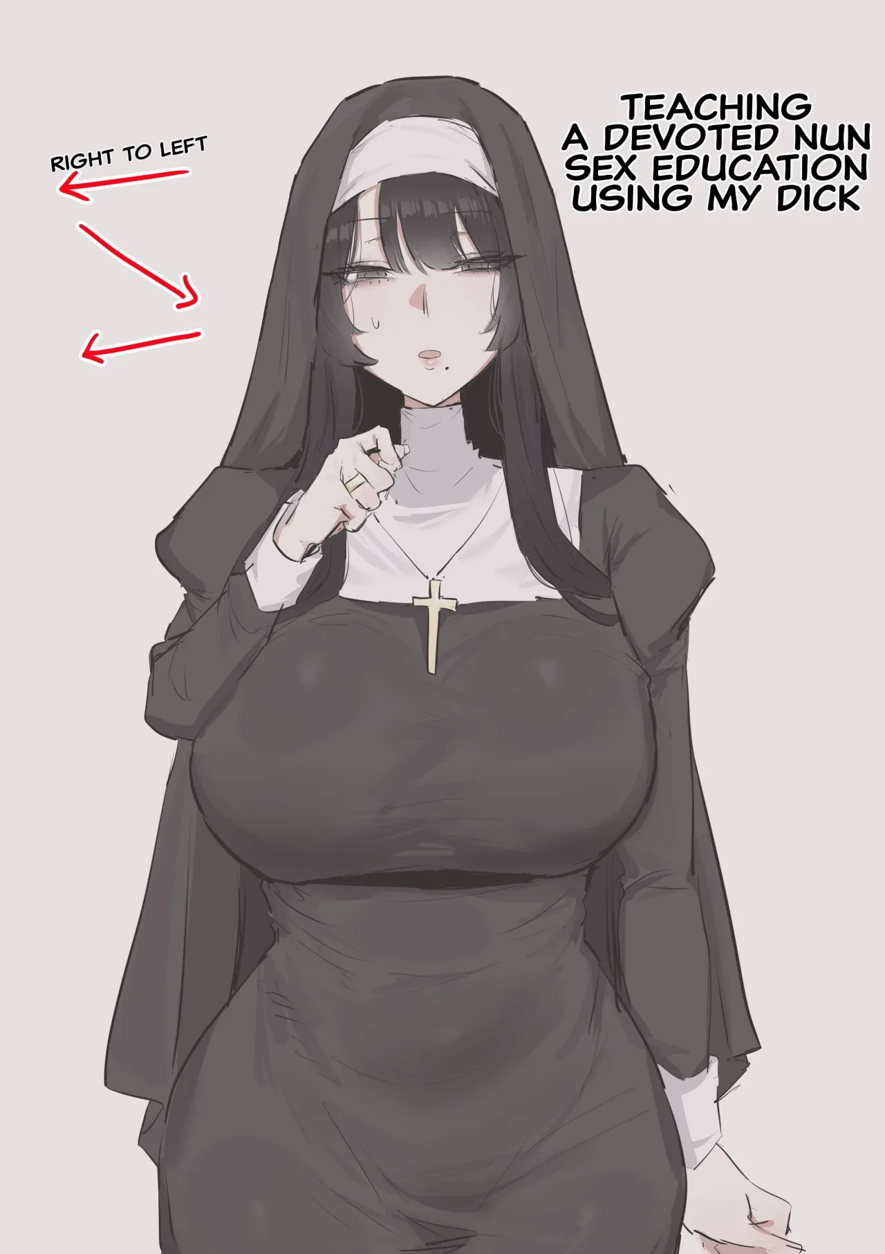 Teaching a devoted nun sex education using my dick - Decensored 1