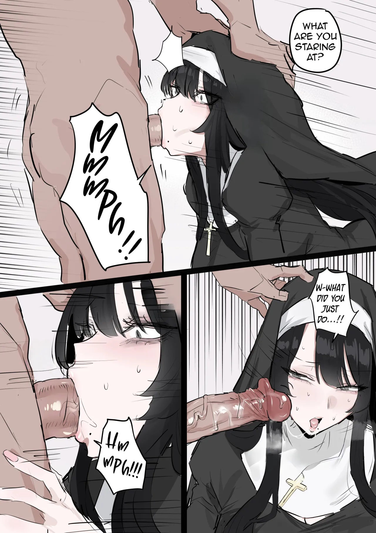 Teaching a devoted nun sex education using my dick - Decensored 4