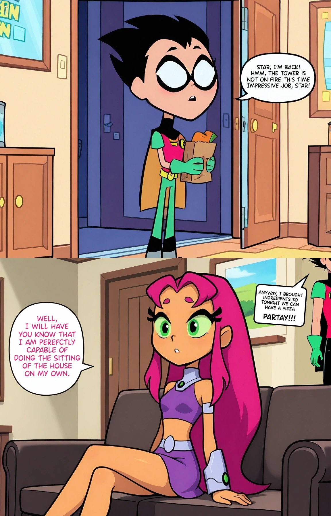 Teen Titans: Starfire's Housesitting 18