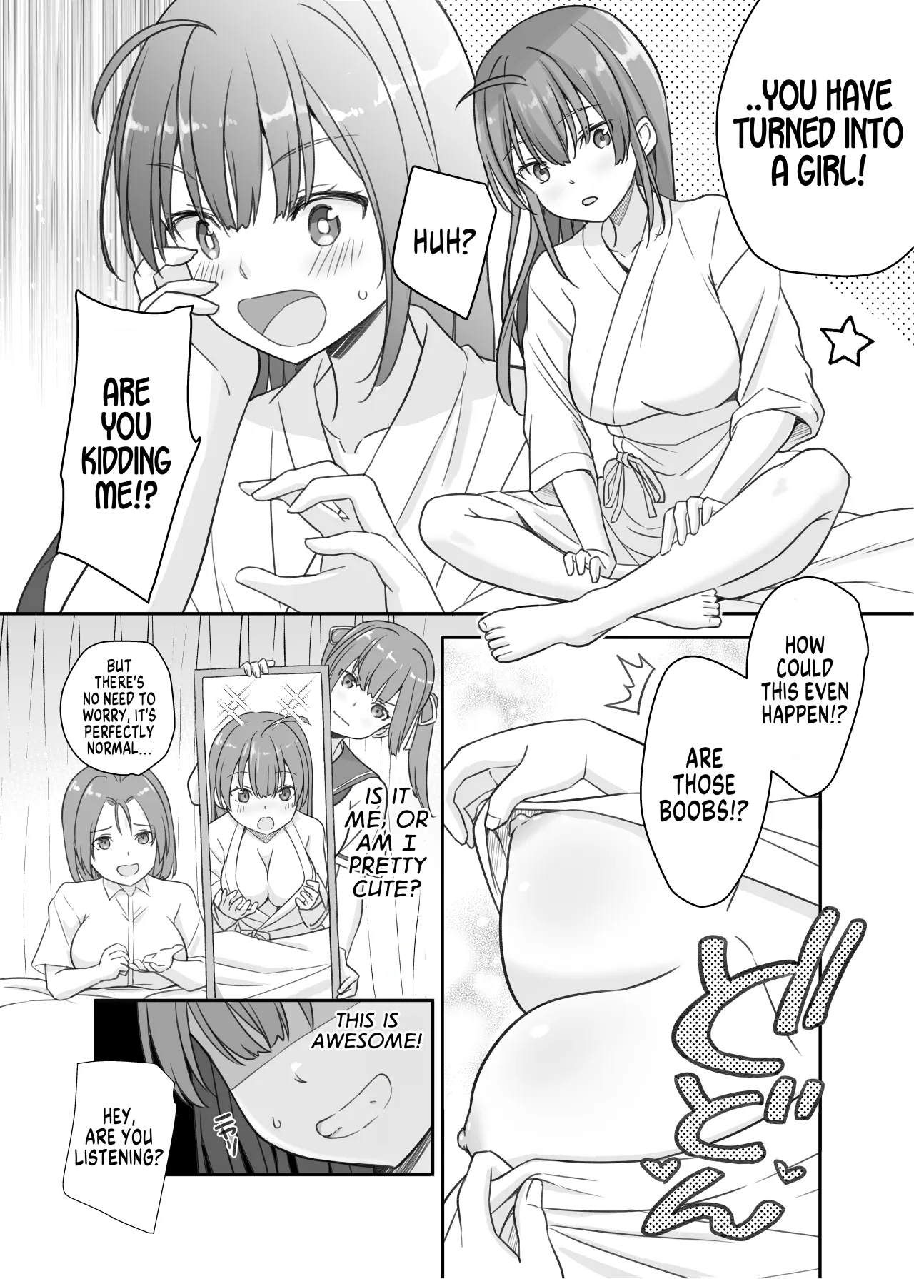 Teihen no Boku ga TS tta node Dosukebe Sex o Yattemita 4