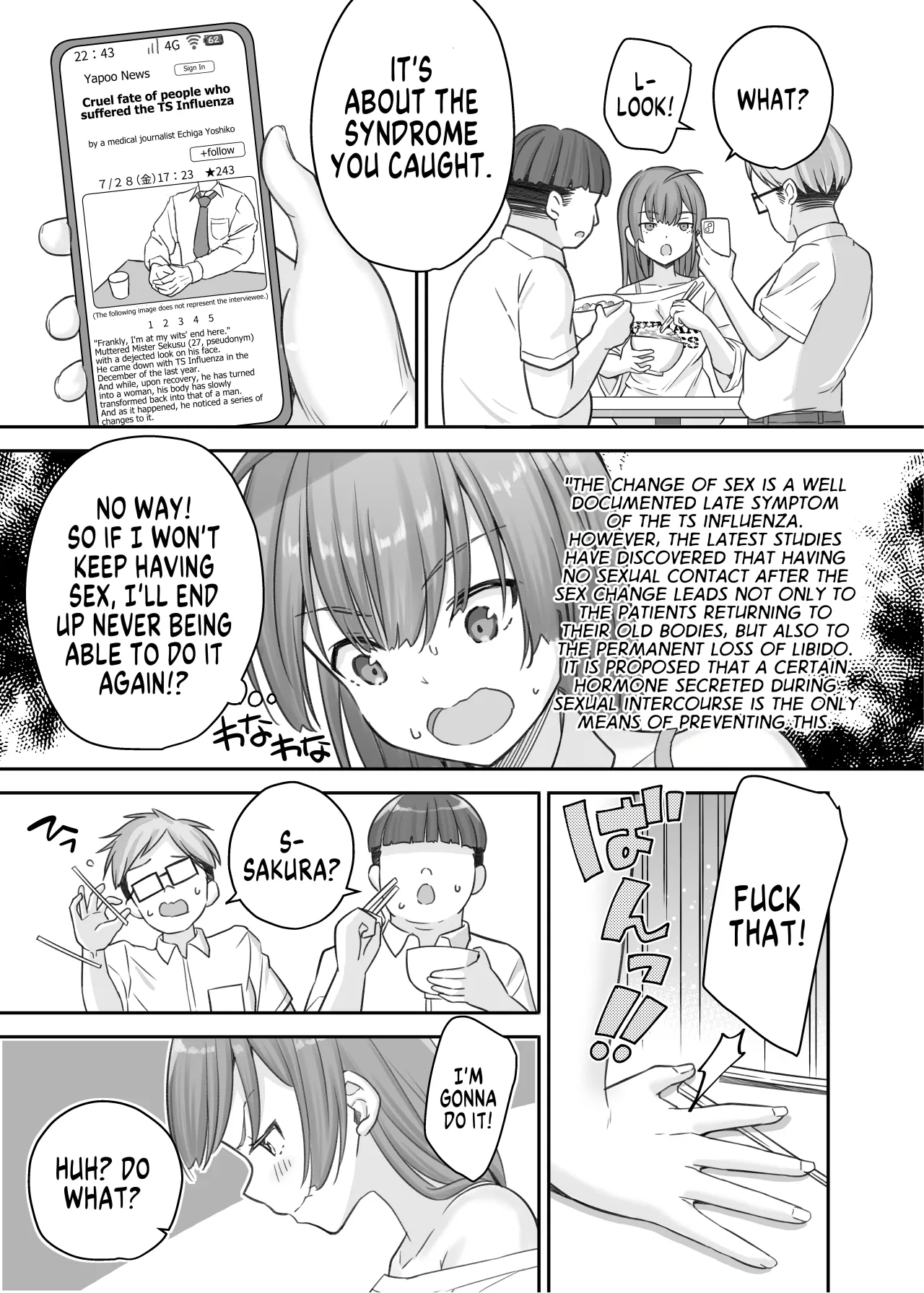 Teihen no Boku ga TS tta node Dosukebe Sex o Yattemita 43