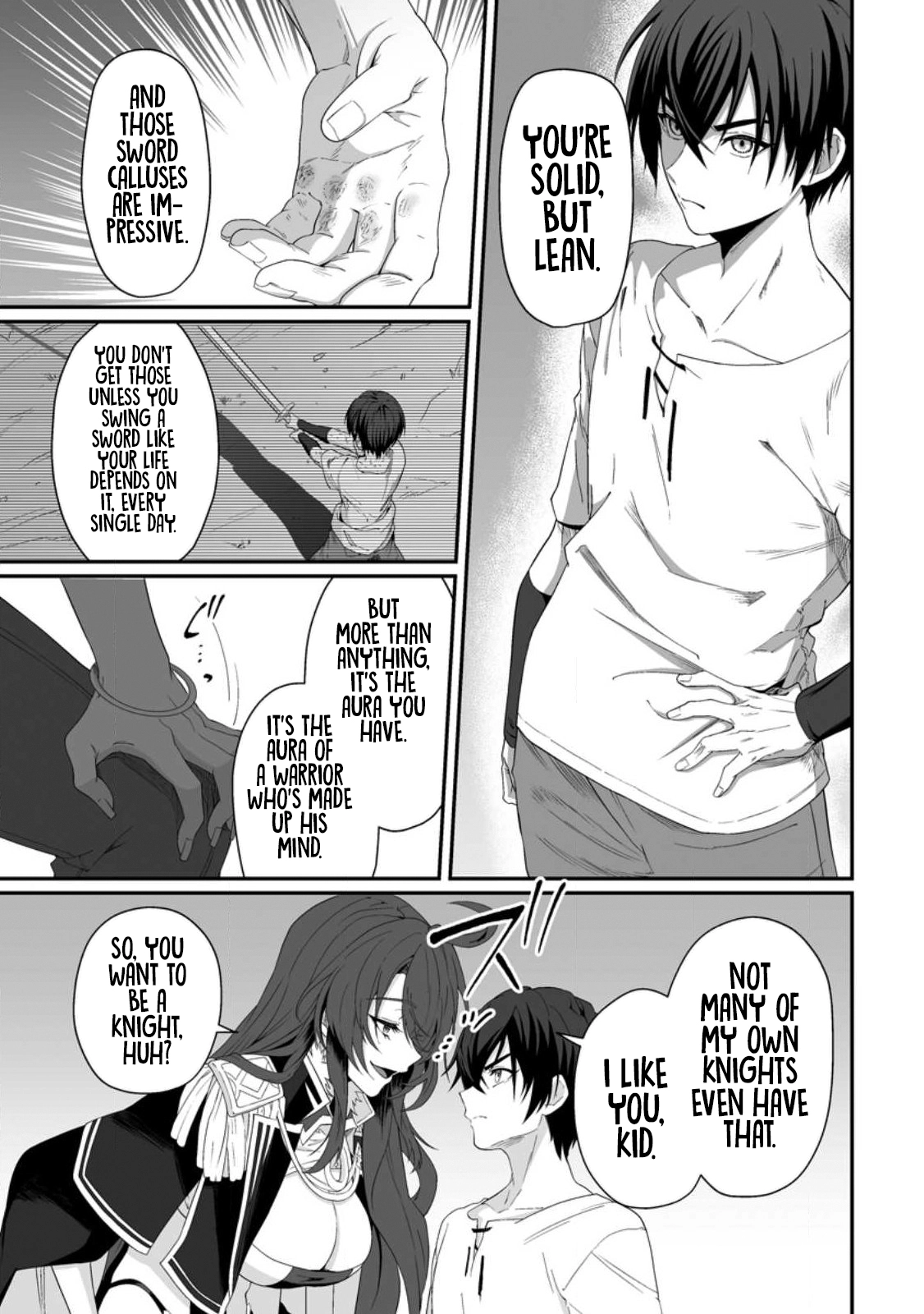 Teisou Gyakuten Sekai de Yuiitsu no Otoko Kishi no Ore, Onna Kishi Gakuen ni Nyuugaku Shitara Nazeka Eiyou Atsukai Sareta ~Zetsurin Skill de Harem Musou~ Ch. 1 12