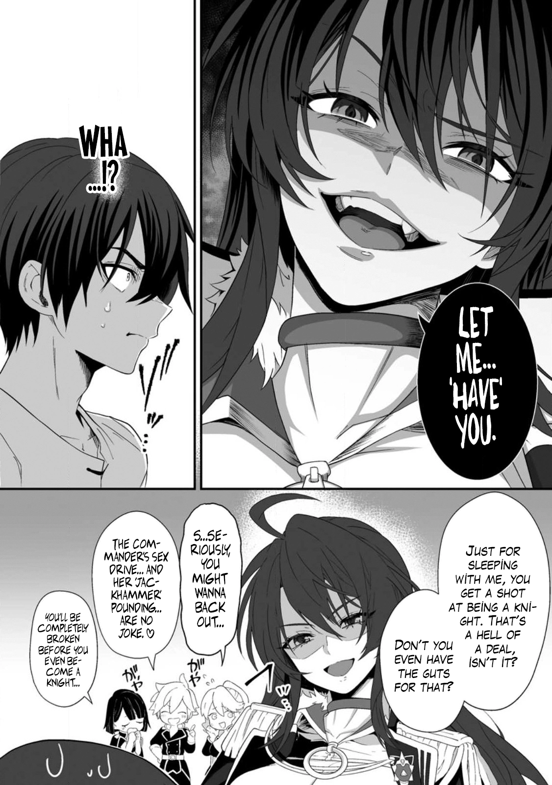 Teisou Gyakuten Sekai de Yuiitsu no Otoko Kishi no Ore, Onna Kishi Gakuen ni Nyuugaku Shitara Nazeka Eiyou Atsukai Sareta ~Zetsurin Skill de Harem Musou~ Ch. 1 15