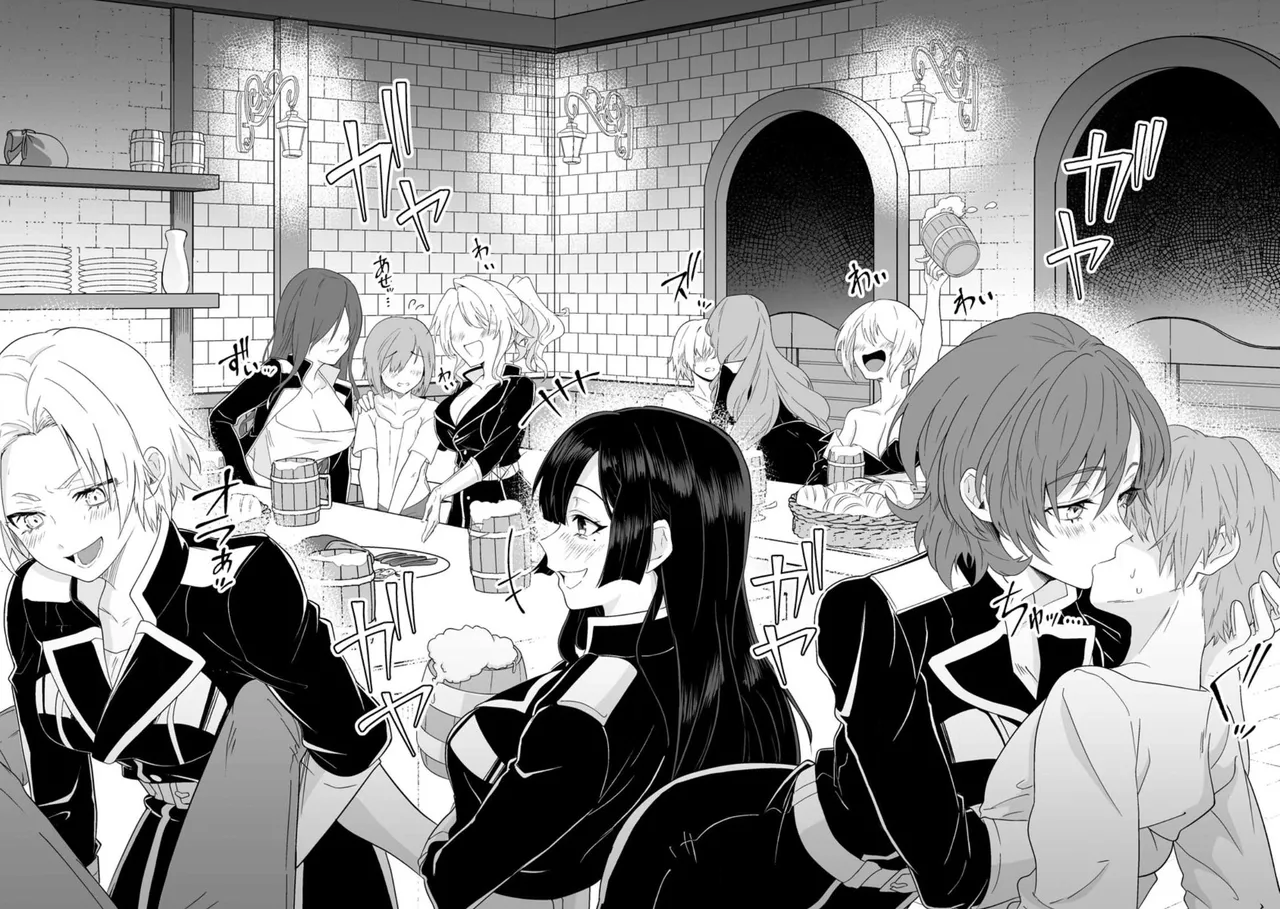 Teisou Gyakuten Sekai de Yuiitsu no Otoko Kishi no Ore, Onna Kishi Gakuen ni Nyuugaku Shitara Nazeka Eiyou Atsukai Sareta ~Zetsurin Skill de Harem Musou~ Ch. 1 8