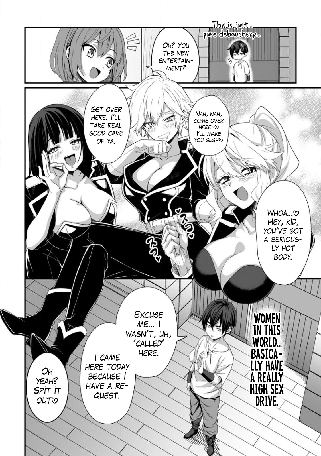 Teisou Gyakuten Sekai de Yuiitsu no Otoko Kishi no Ore, Onna Kishi Gakuen ni Nyuugaku Shitara Nazeka Eiyou Atsukai Sareta ~Zetsurin Skill de Harem Musou~ Ch. 1 9