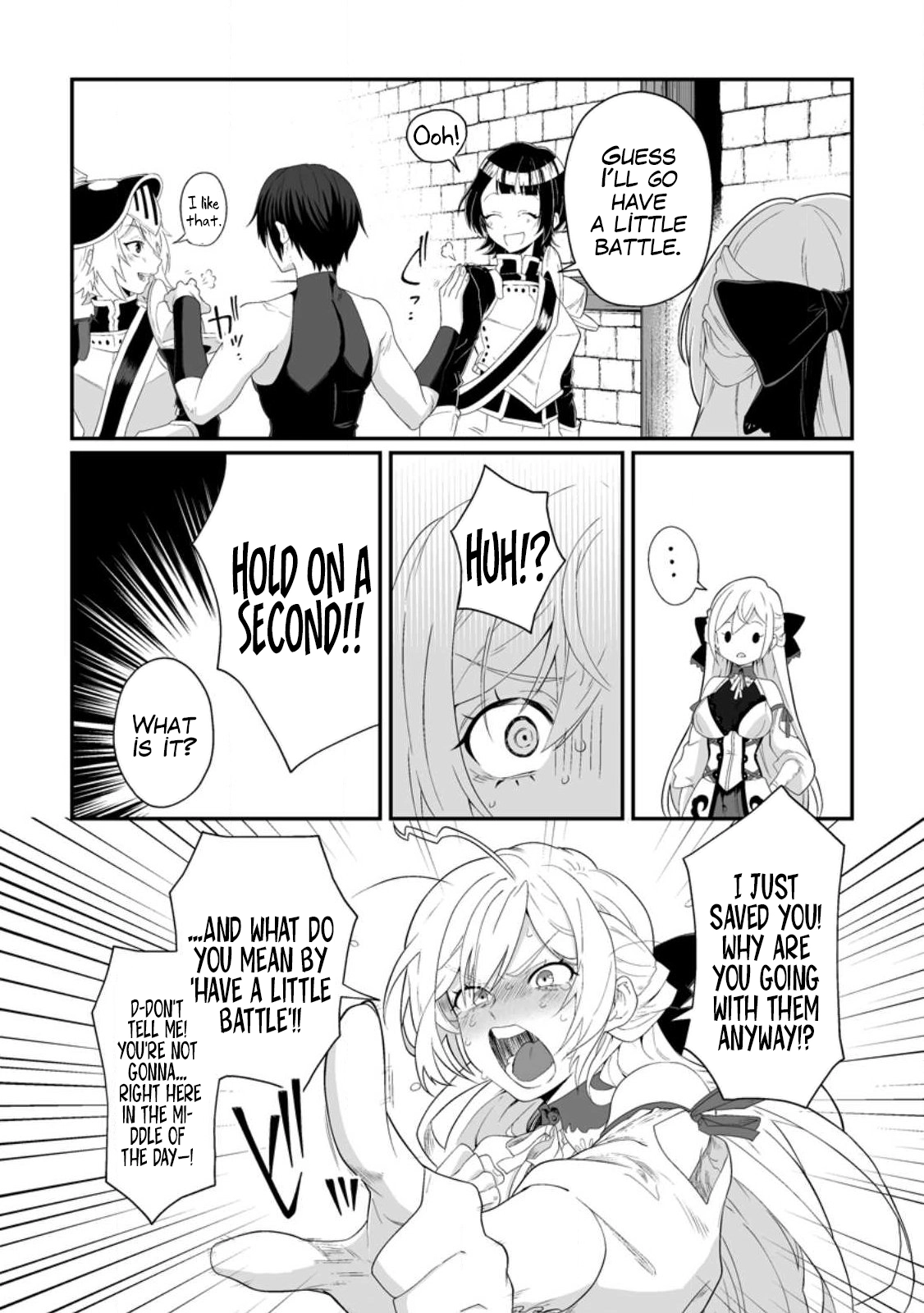Teisou Gyakuten Sekai de Yuiitsu no Otoko Kishi no Ore, Onna Kishi Gakuen ni Nyuugaku Shitara Nazeka Eiyou Atsukai Sareta ~Zetsurin Skill de Harem Musou~ Ch. 2 15
