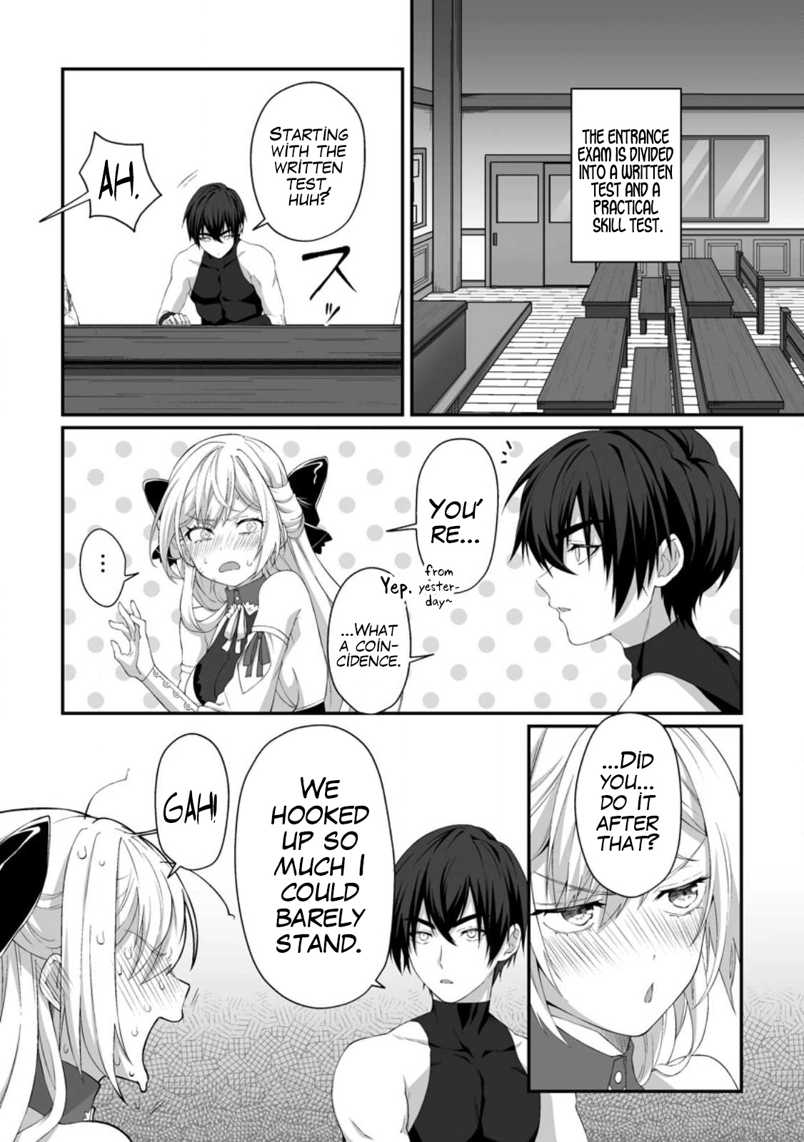 Teisou Gyakuten Sekai de Yuiitsu no Otoko Kishi no Ore, Onna Kishi Gakuen ni Nyuugaku Shitara Nazeka Eiyou Atsukai Sareta ~Zetsurin Skill de Harem Musou~ Ch. 2 18