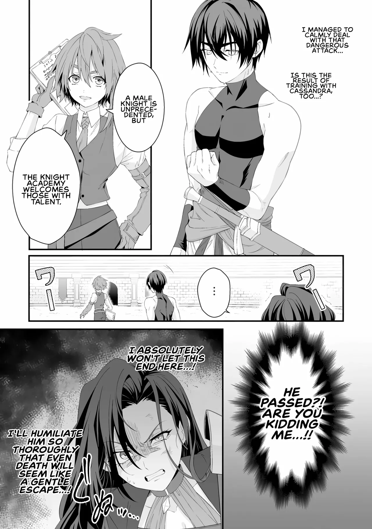 Teisou Gyakuten Sekai de Yuiitsu no Otoko Kishi no Ore, Onna Kishi Gakuen ni Nyuugaku Shitara Nazeka Eiyou Atsukai Sareta ~Zetsurin Skill de Harem Musou~ Ch. 3 12