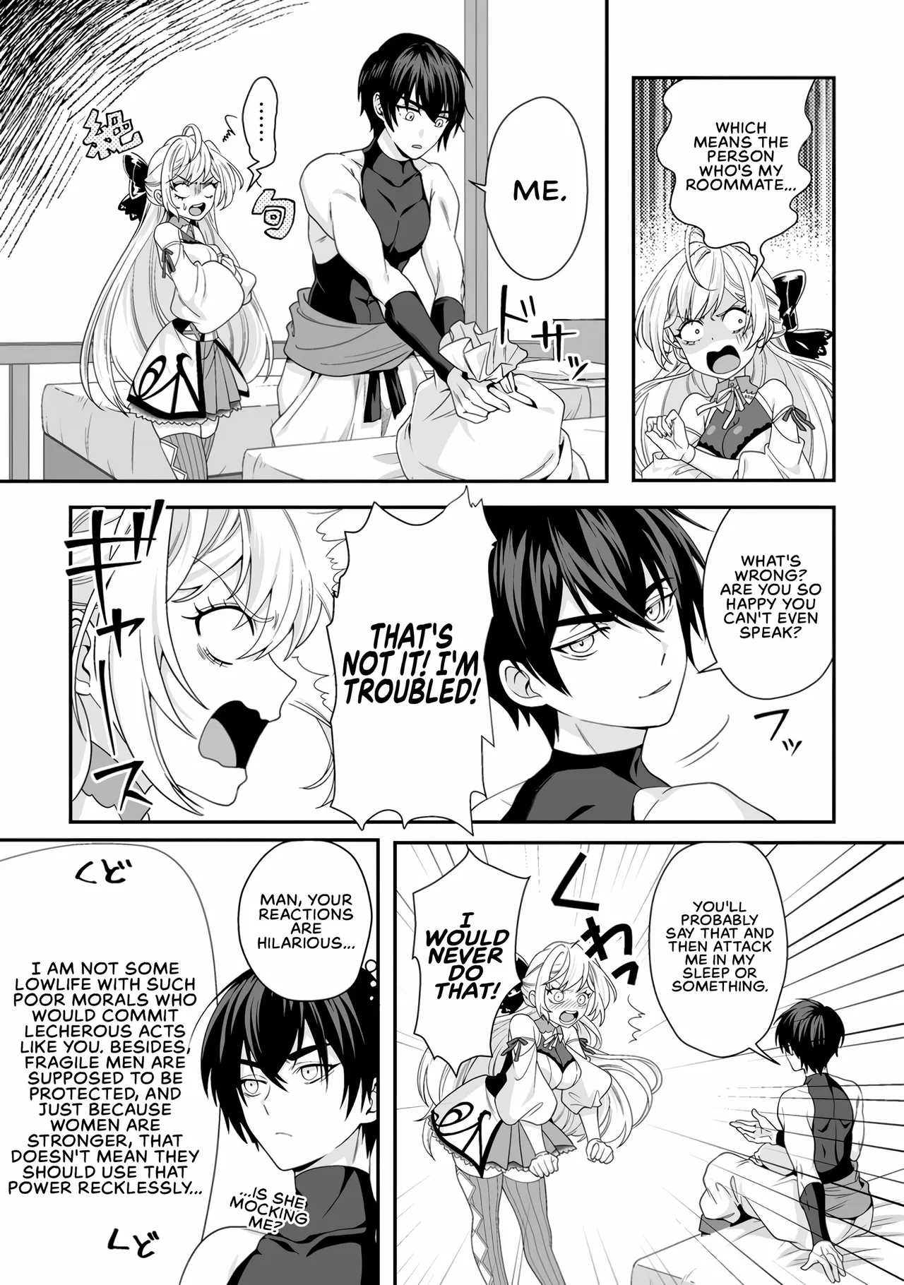 Teisou Gyakuten Sekai de Yuiitsu no Otoko Kishi no Ore, Onna Kishi Gakuen ni Nyuugaku Shitara Nazeka Eiyou Atsukai Sareta ~Zetsurin Skill de Harem Musou~ Ch. 3 17