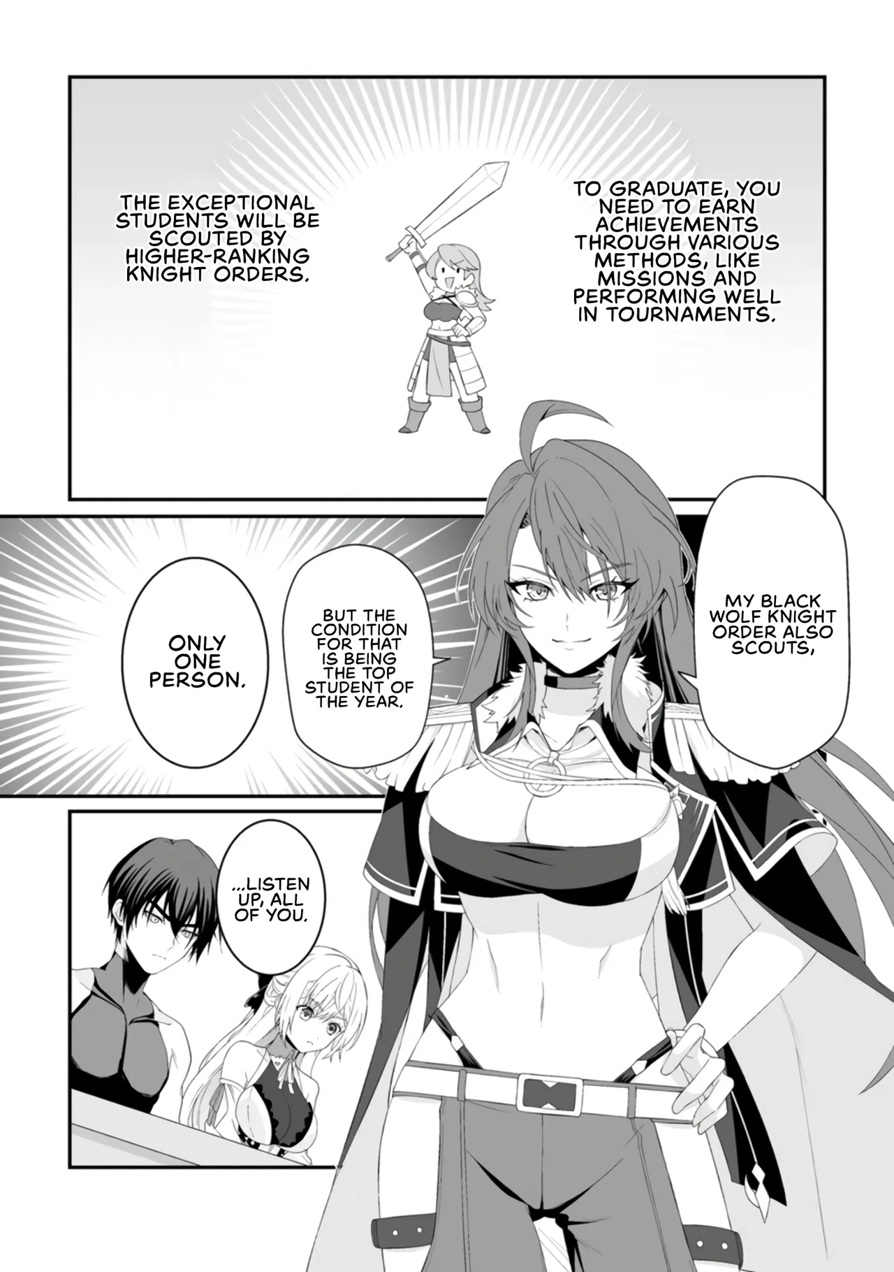 Teisou Gyakuten Sekai de Yuiitsu no Otoko Kishi no Ore, Onna Kishi Gakuen ni Nyuugaku Shitara Nazeka Eiyou Atsukai Sareta ~Zetsurin Skill de Harem Musou~ Ch. 4 26