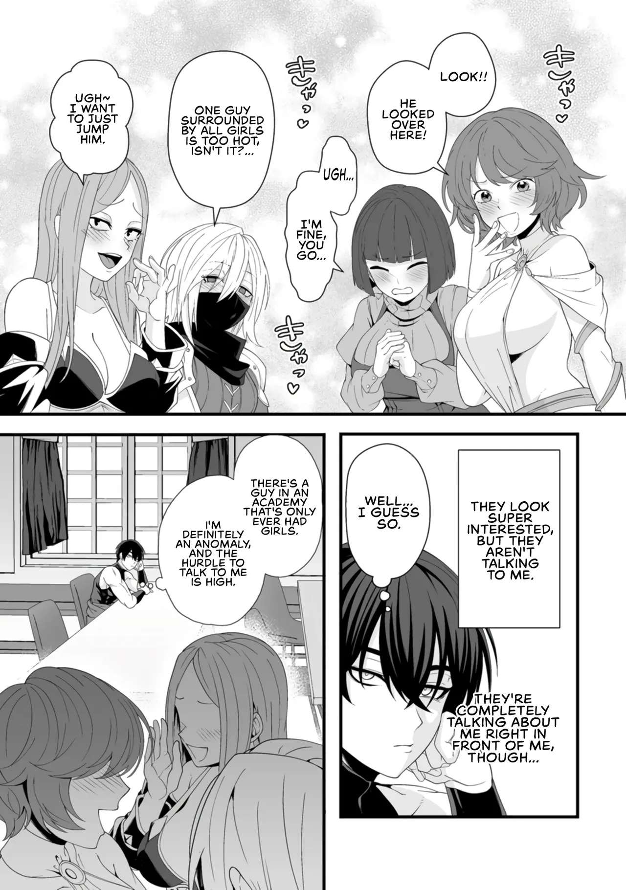 Teisou Gyakuten Sekai de Yuiitsu no Otoko Kishi no Ore, Onna Kishi Gakuen ni Nyuugaku Shitara Nazeka Eiyou Atsukai Sareta ~Zetsurin Skill de Harem Musou~ Ch. 4 29