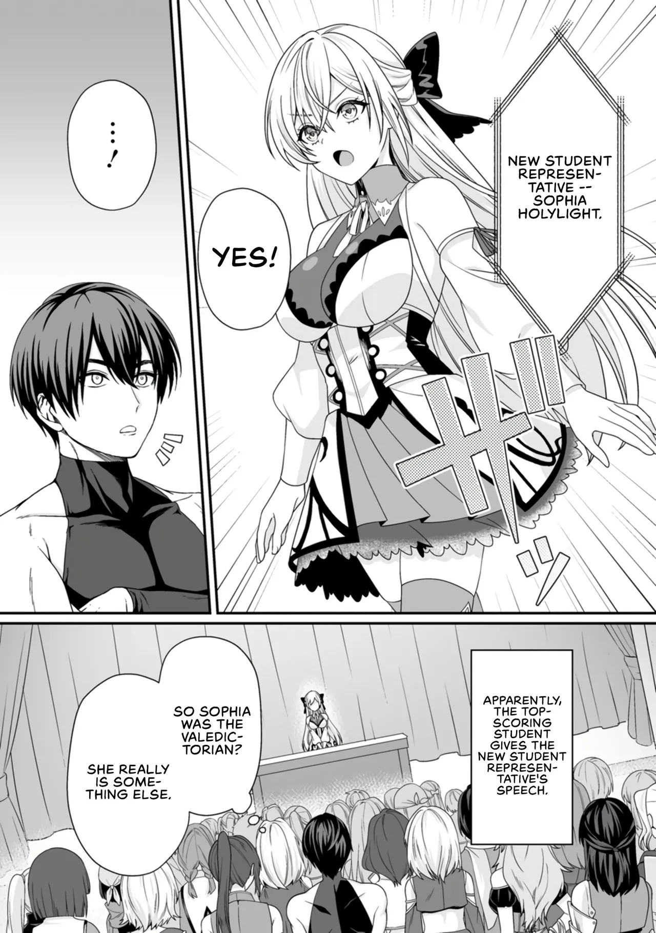 Teisou Gyakuten Sekai de Yuiitsu no Otoko Kishi no Ore, Onna Kishi Gakuen ni Nyuugaku Shitara Nazeka Eiyou Atsukai Sareta ~Zetsurin Skill de Harem Musou~ Ch. 4 6