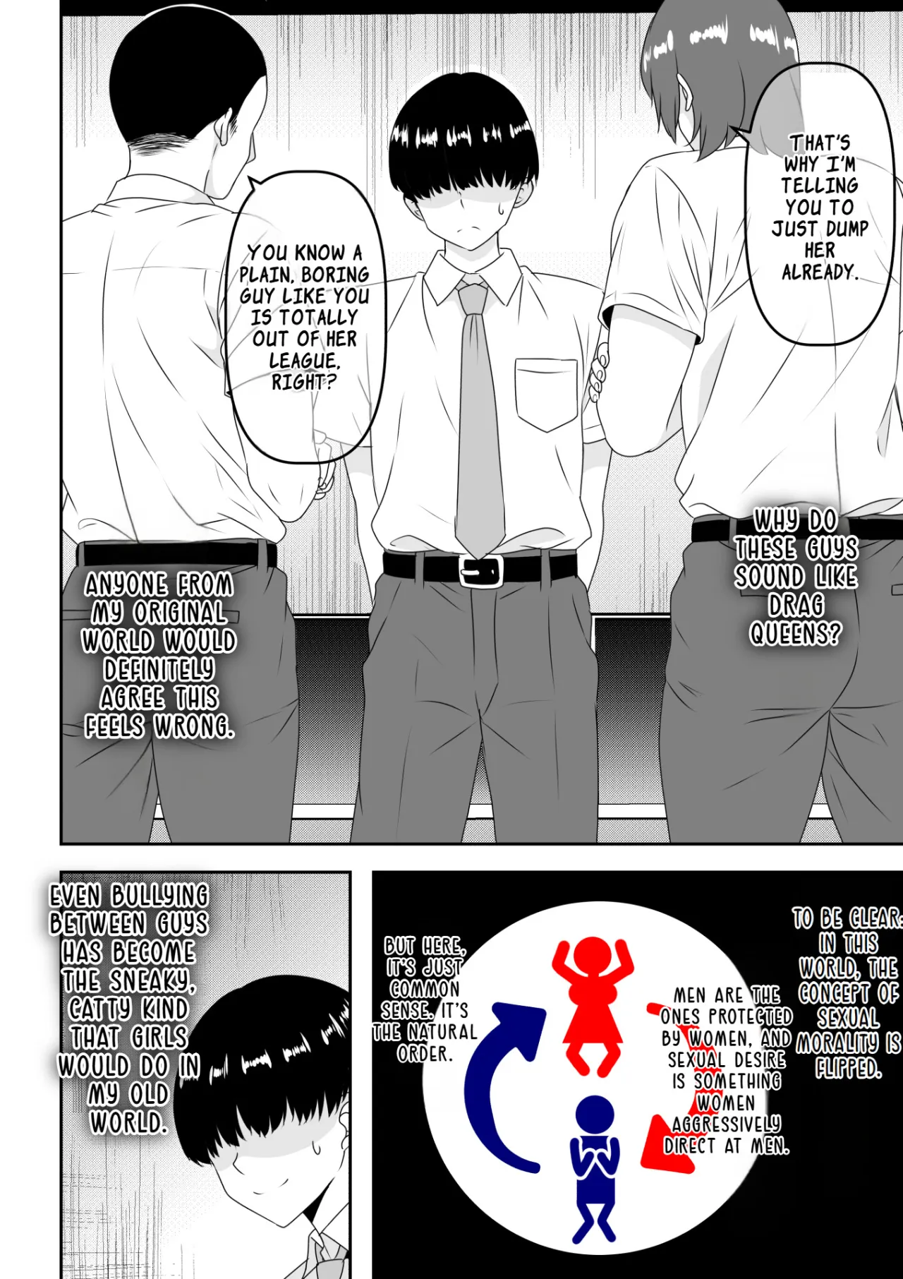 Teisou Gyakuten - Tayoreru Oujisama-kei no Senpai, Hatsu H de Kusso Nasakenai Koshiheko Sourou Sex o Urou Shiteshimau 3