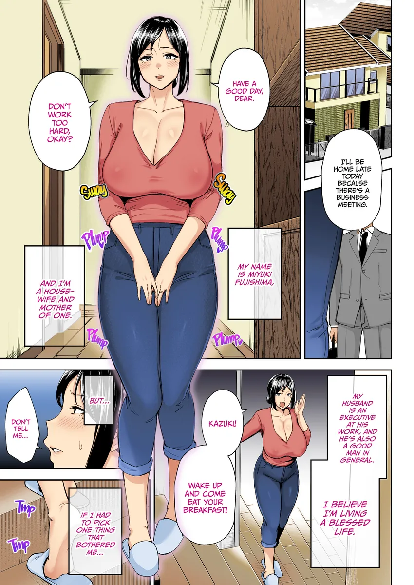 The Closest And Most Erotic Woman To Me Is My Big Breasted Mama Miyuki ~I'm A Mother But I'm Having Trouble Masturbating My Stupid Son~ - Colorized 1