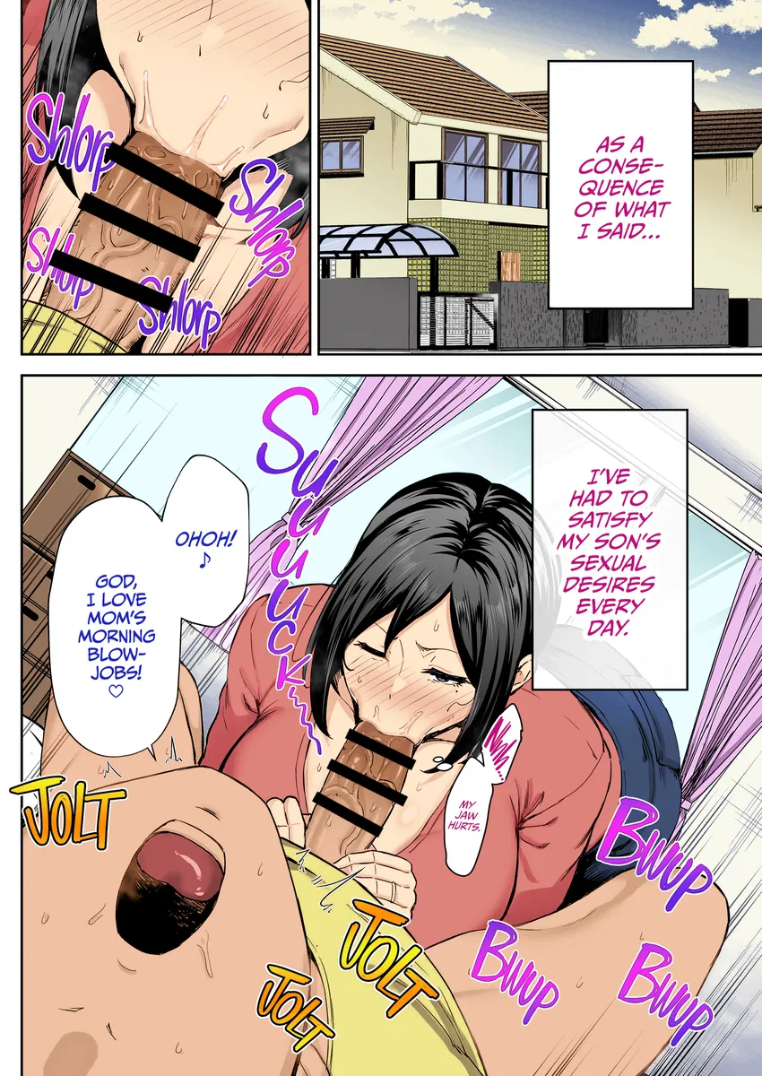 The Closest And Most Erotic Woman To Me Is My Big Breasted Mama Miyuki ~I'm A Mother But I'm Having Trouble Masturbating My Stupid Son~ - Colorized 16