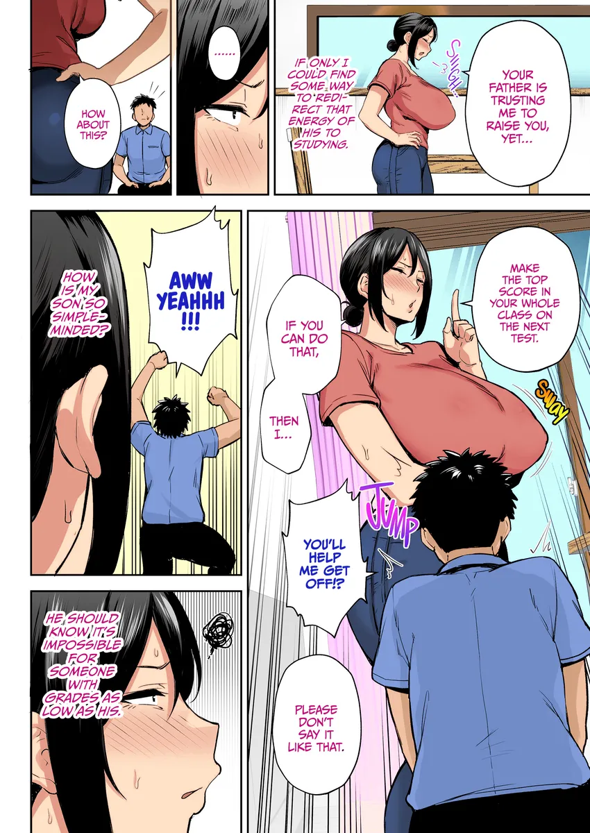 The Closest And Most Erotic Woman To Me Is My Big Breasted Mama Miyuki ~I'm A Mother But I'm Having Trouble Masturbating My Stupid Son~ - Colorized 6