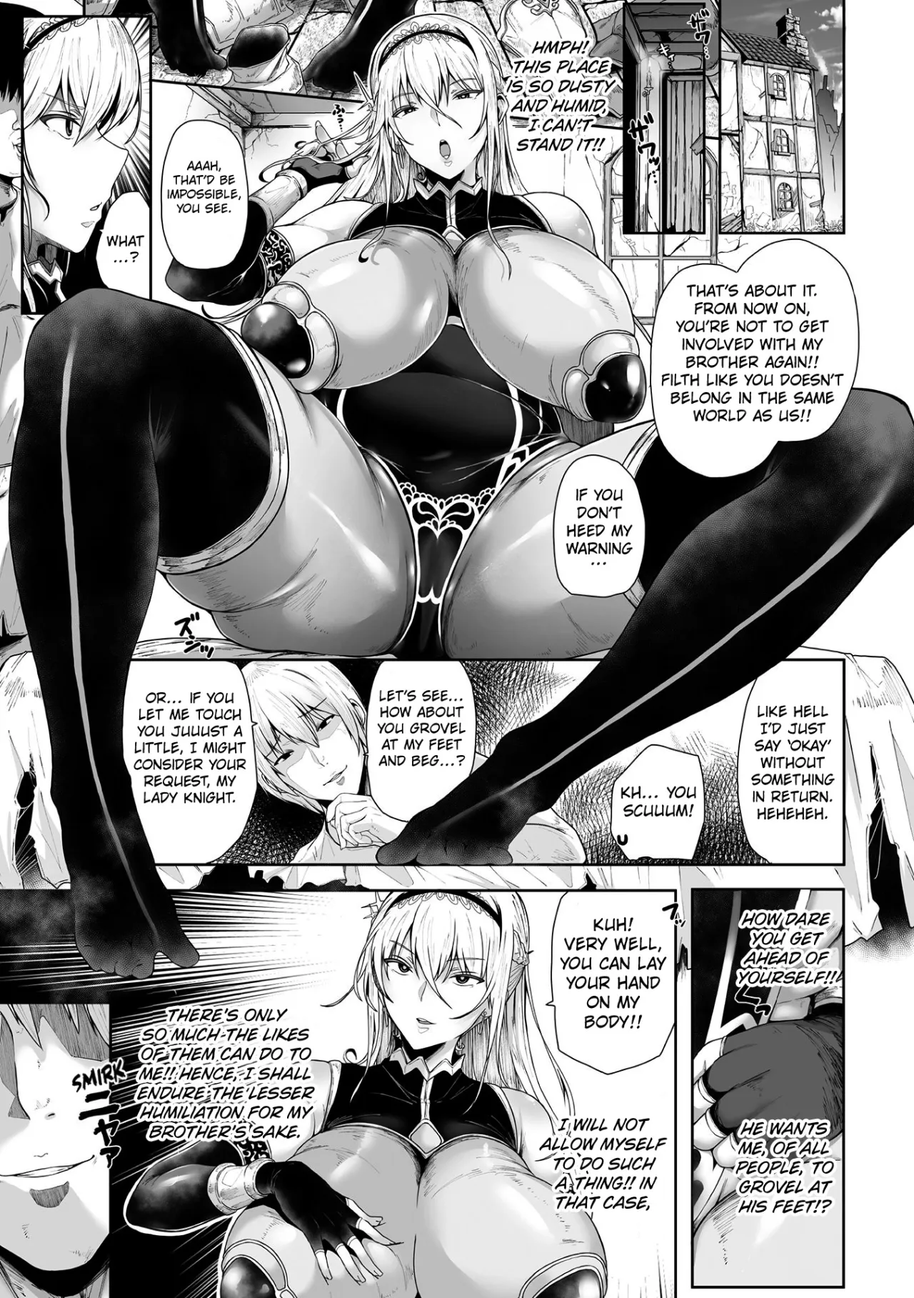 The Elder Sister Knight is a Substitute Meat Toilet 3