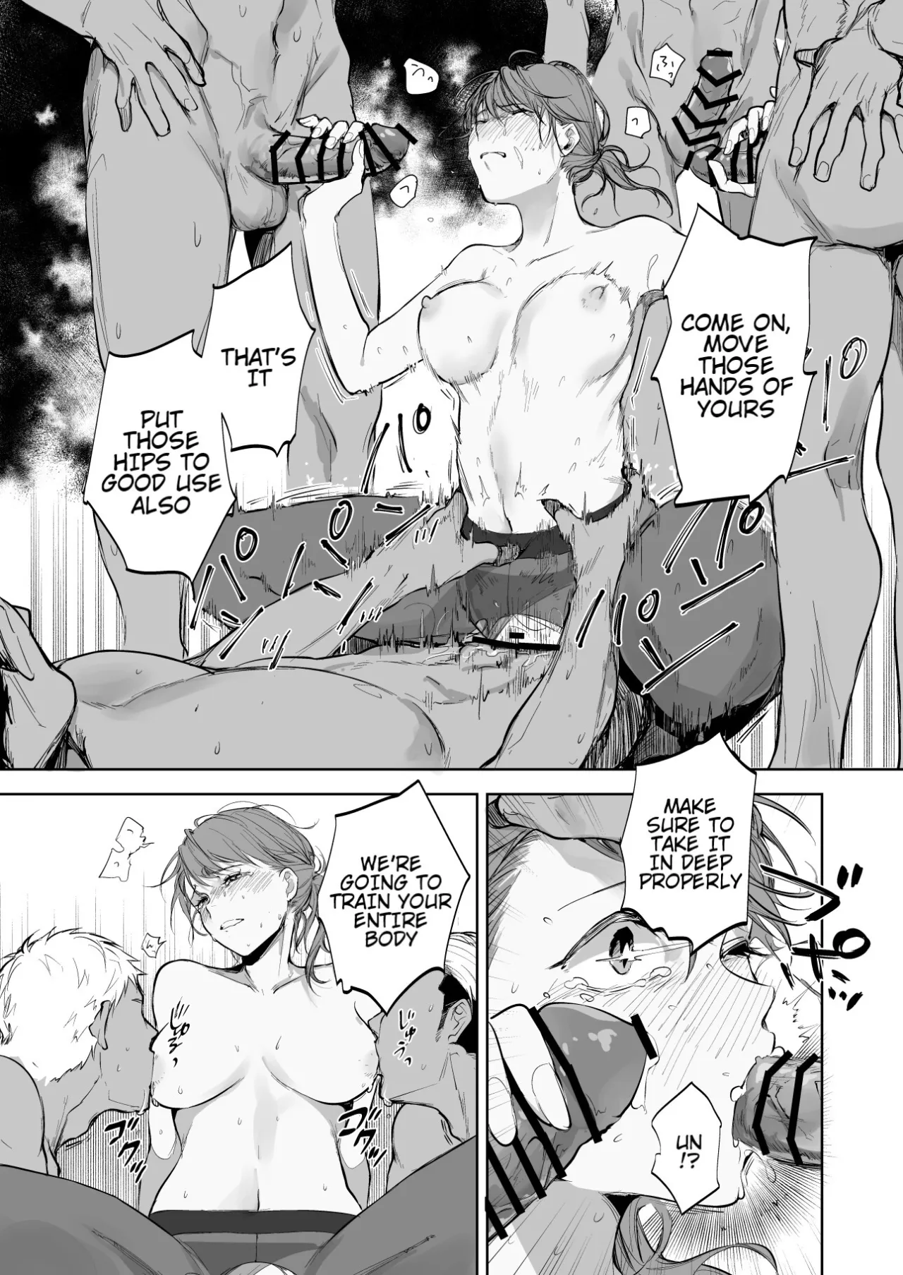 The Female Club Member Who Receives Special Training from Her Coach 3