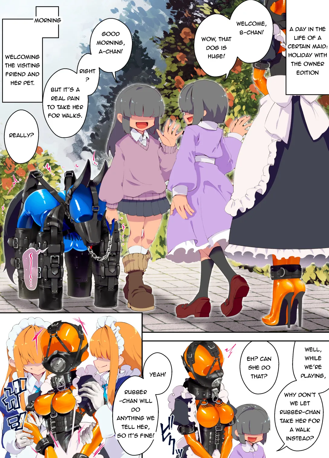 The Maid Who Toils in a Special Rubber Suit 11