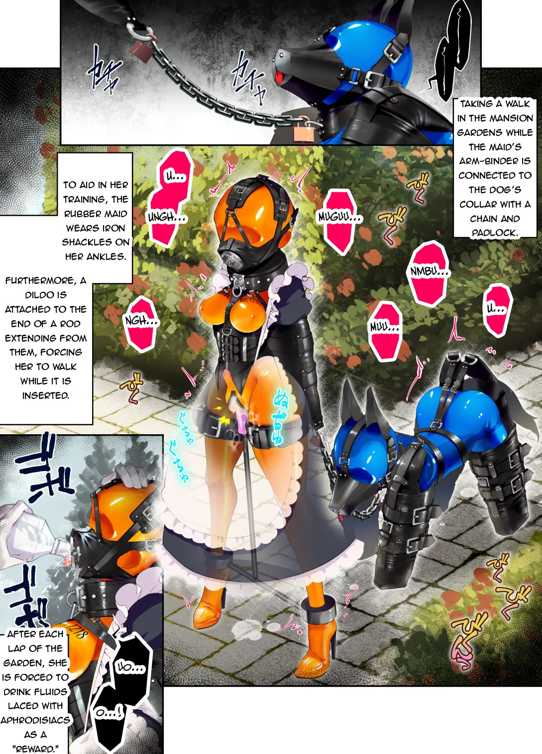 The Maid Who Toils in a Special Rubber Suit 12