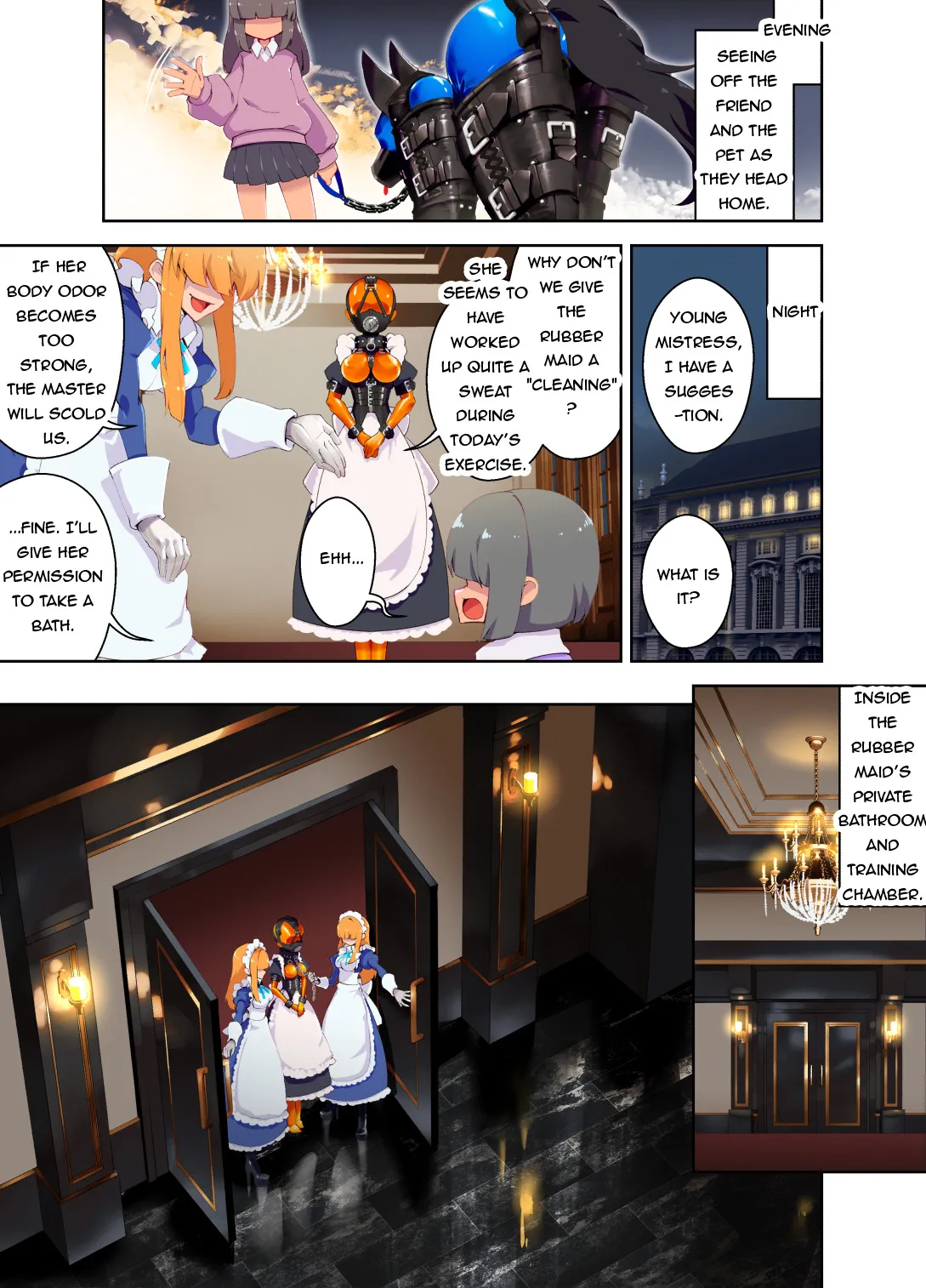 The Maid Who Toils in a Special Rubber Suit 14