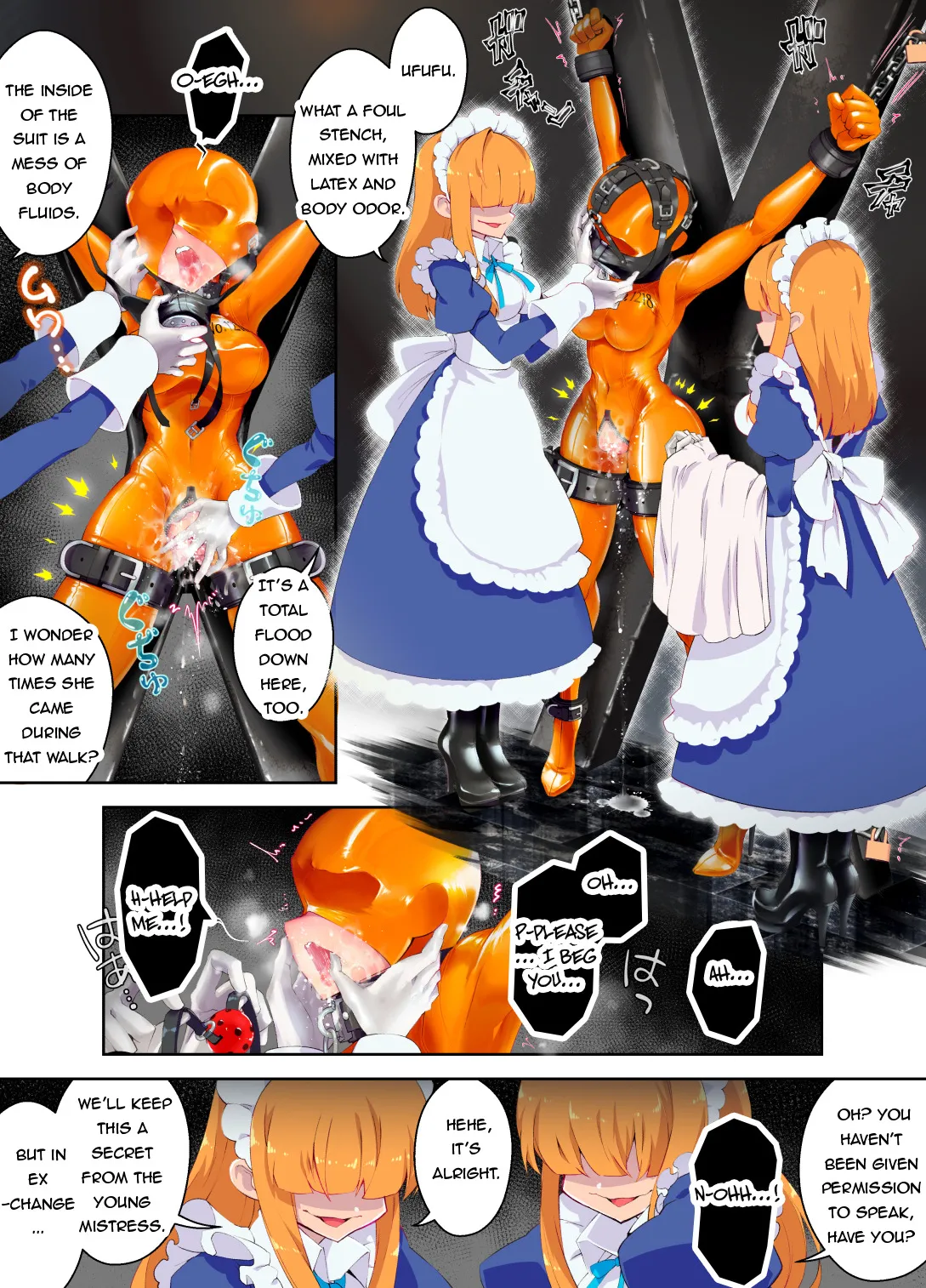 The Maid Who Toils in a Special Rubber Suit 17