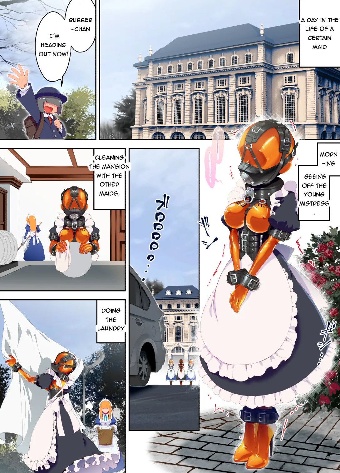 The Maid Who Toils in a Special Rubber Suit 3