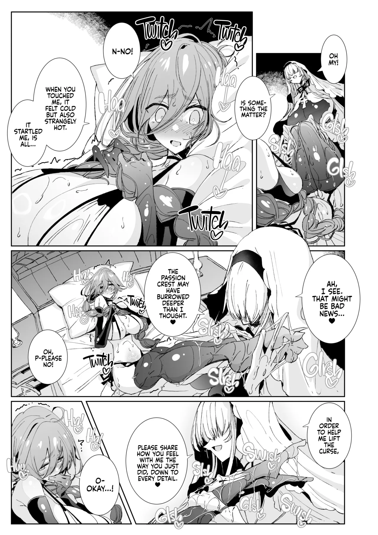 The Marked Oblivious Princess Knight and the Succubus Sister's All-You-Can-Eat Lesbian Oil Massage 12