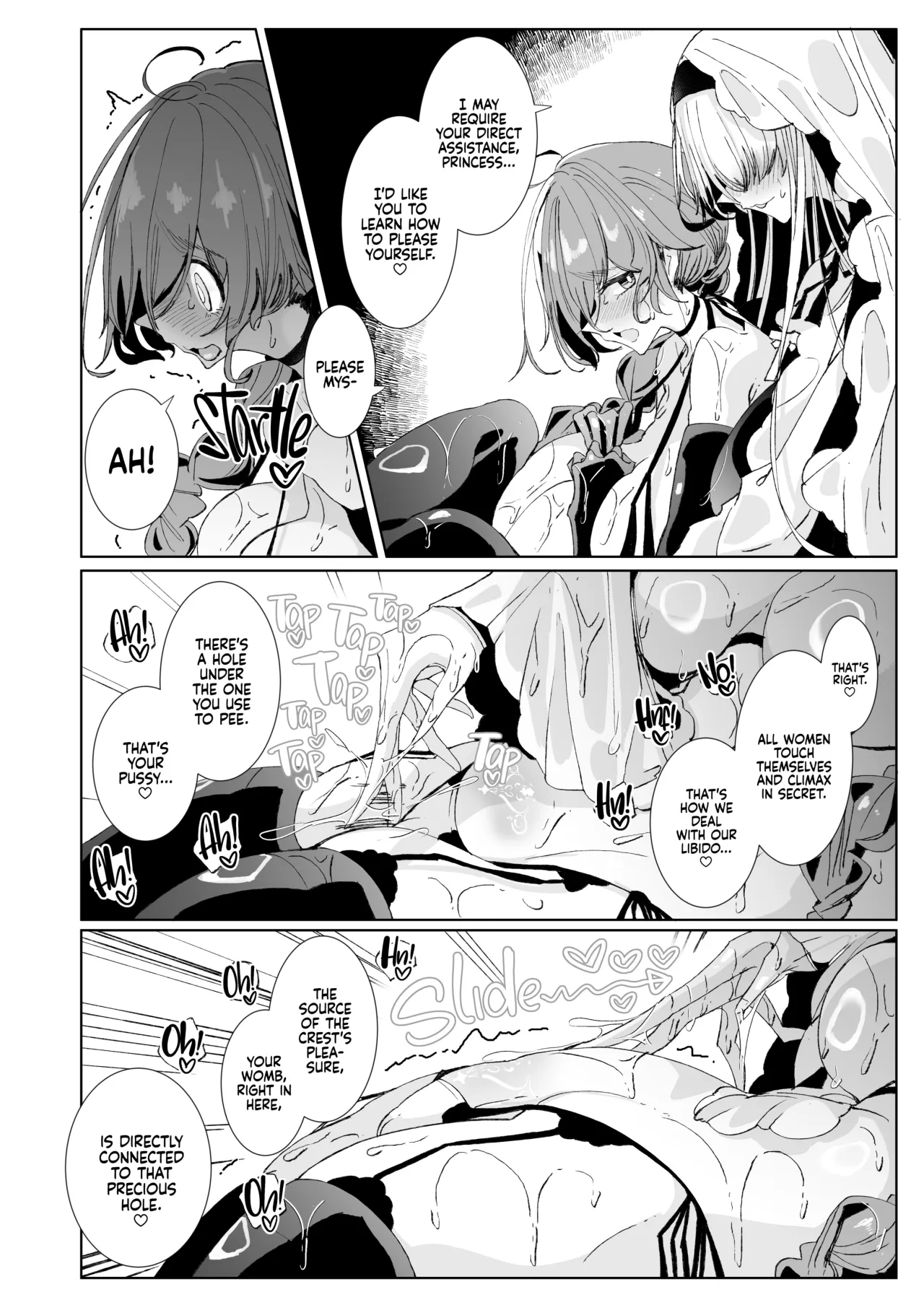 The Marked Oblivious Princess Knight and the Succubus Sister's All-You-Can-Eat Lesbian Oil Massage 23