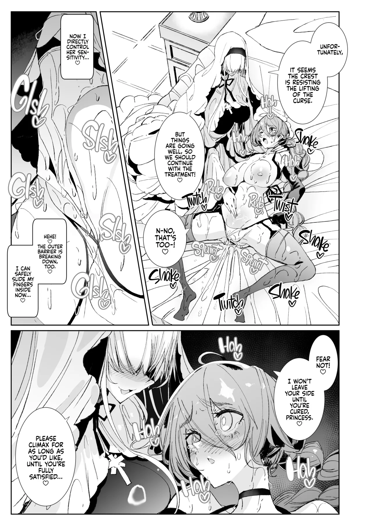 The Marked Oblivious Princess Knight and the Succubus Sister's All-You-Can-Eat Lesbian Oil Massage 36