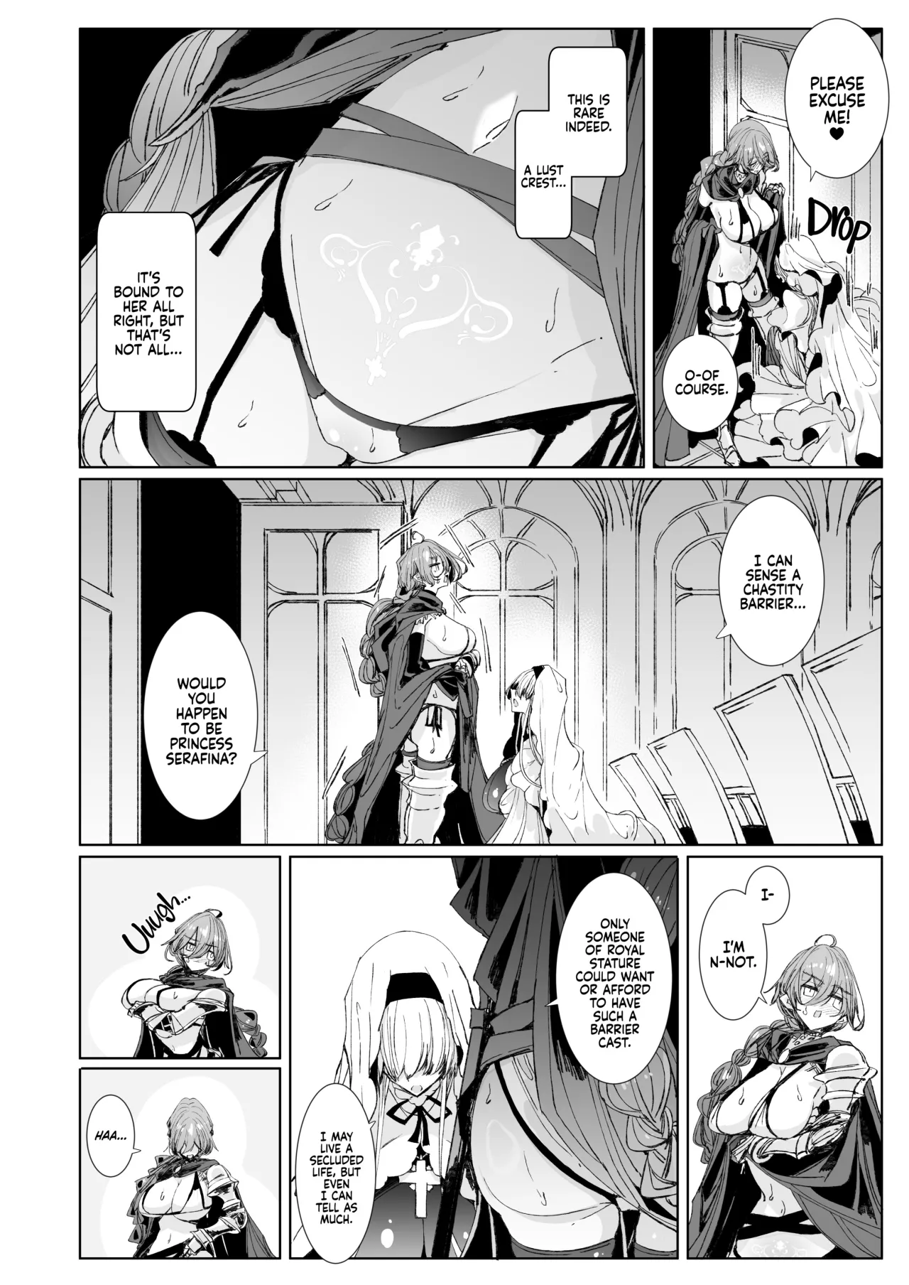 The Marked Oblivious Princess Knight and the Succubus Sister's All-You-Can-Eat Lesbian Oil Massage 5