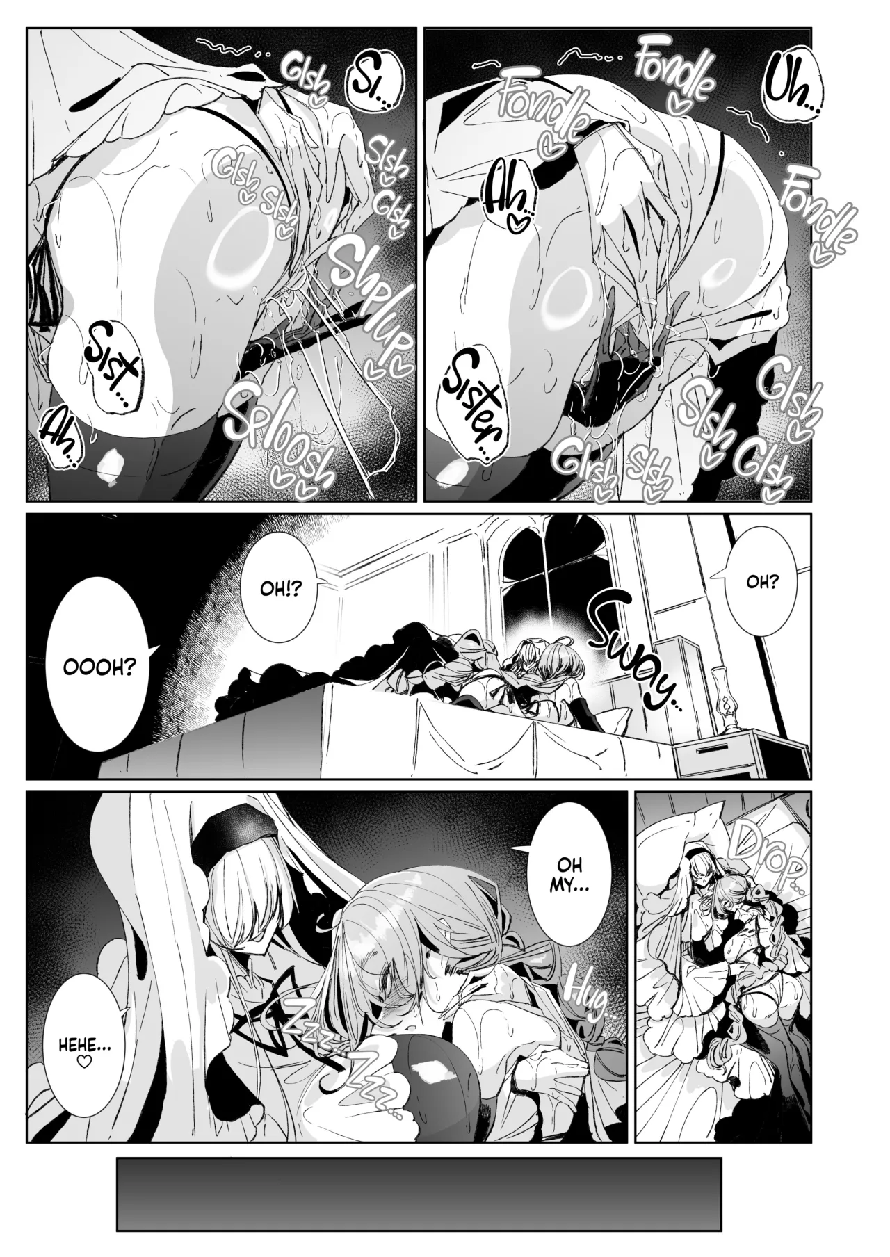 The Marked Oblivious Princess Knight and the Succubus Sister's All-You-Can-Eat Lesbian Oil Massage 48