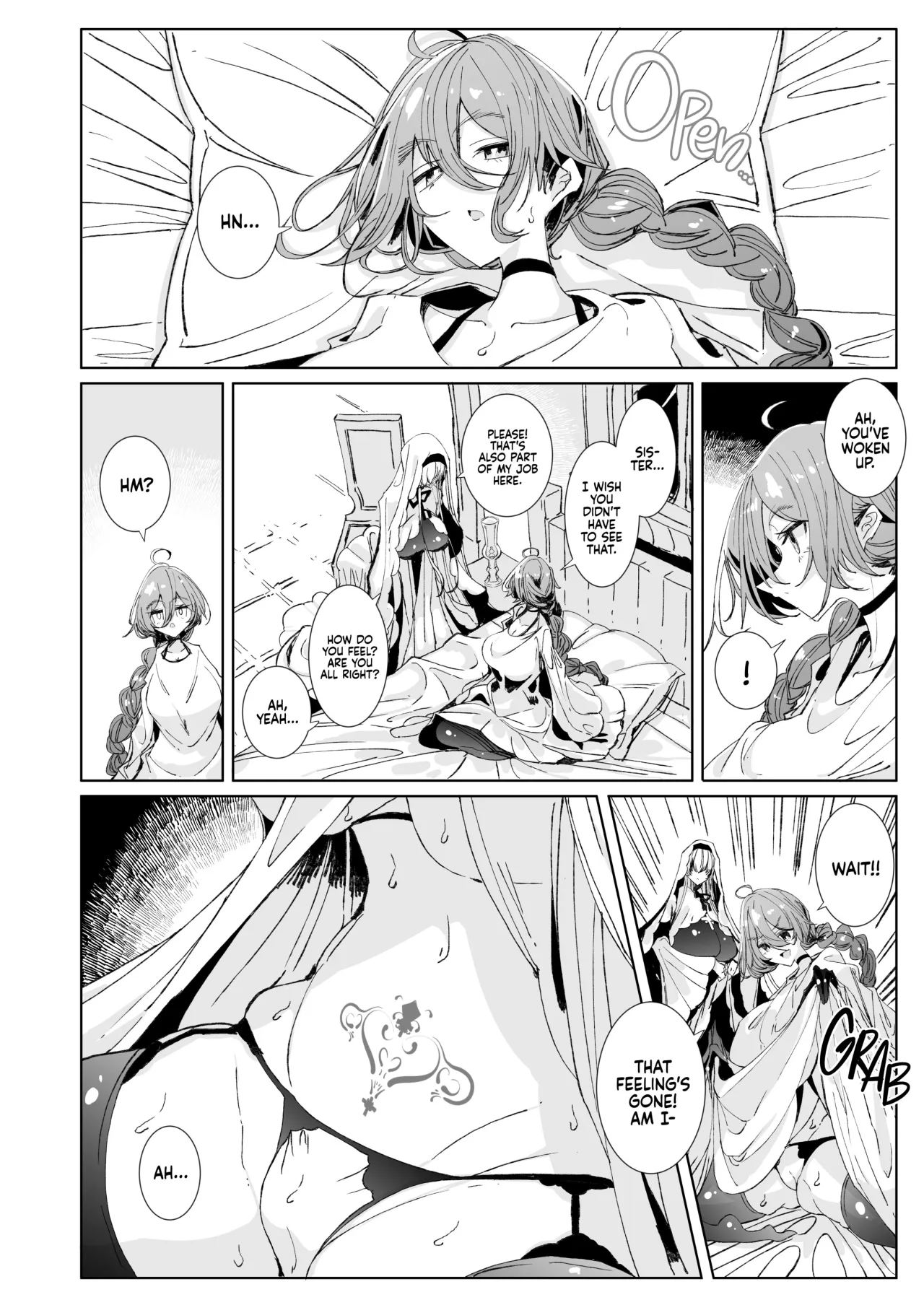 The Marked Oblivious Princess Knight and the Succubus Sister's All-You-Can-Eat Lesbian Oil Massage 49