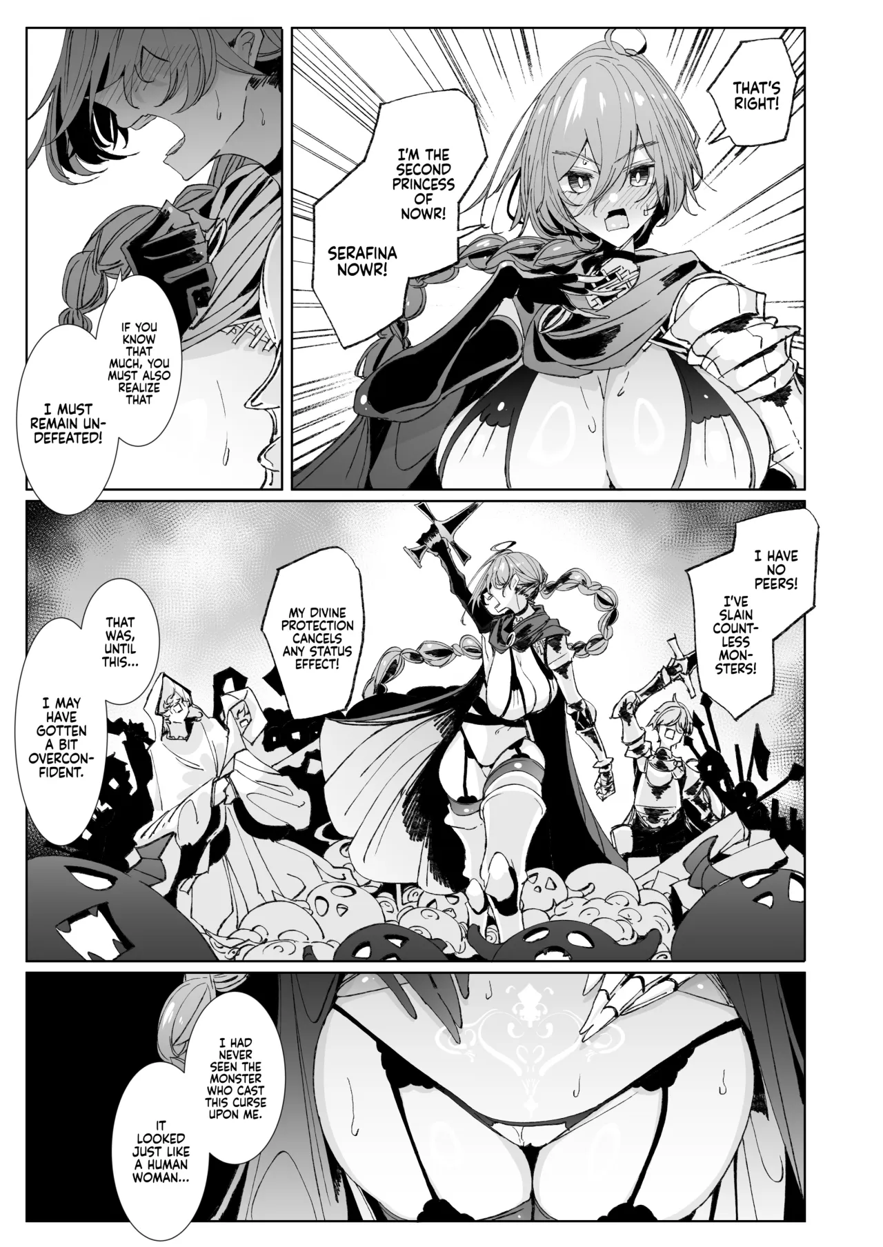The Marked Oblivious Princess Knight and the Succubus Sister's All-You-Can-Eat Lesbian Oil Massage 6