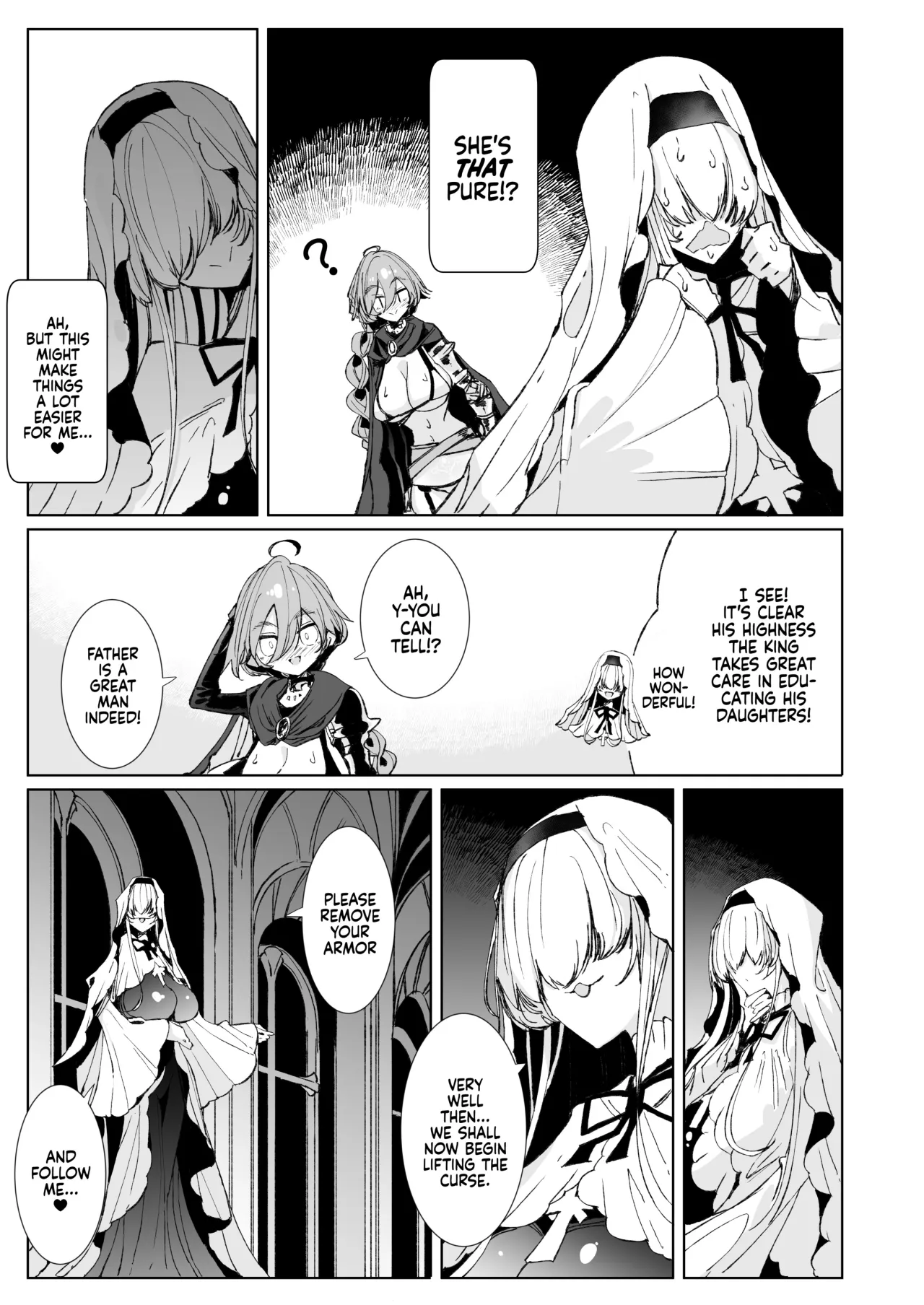The Marked Oblivious Princess Knight and the Succubus Sister's All-You-Can-Eat Lesbian Oil Massage 10