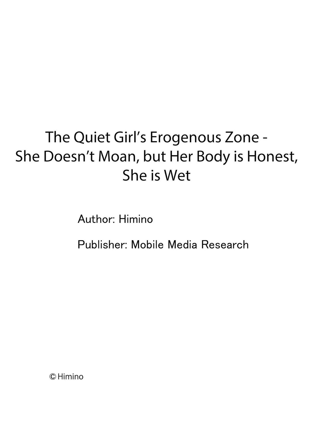 The Quiet Girl’s Erogenous Zone 9
