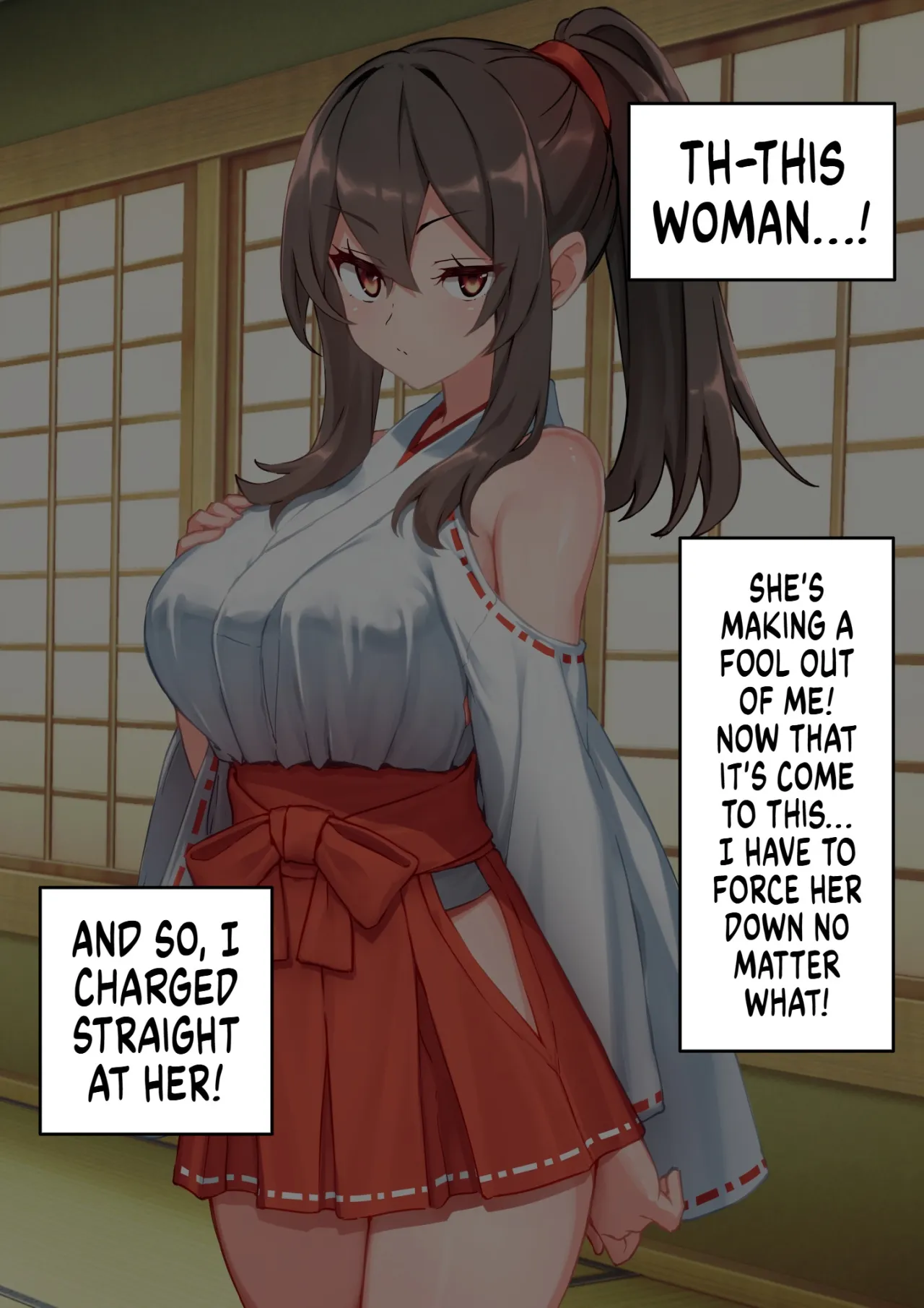 The Story of a Masochist Getting His Misfortunes Purified by a Shrine Maiden's Feet! 16