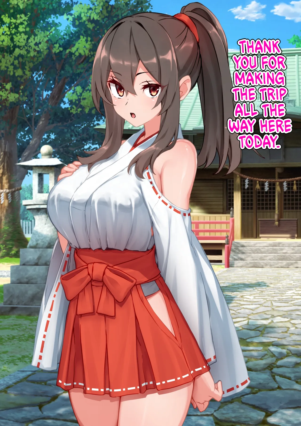 The Story of a Masochist Getting His Misfortunes Purified by a Shrine Maiden's Feet! 3