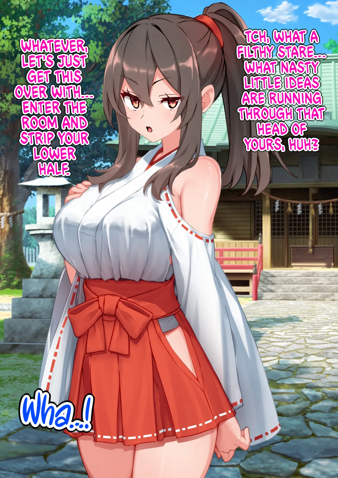 The Story of a Masochist Getting His Misfortunes Purified by a Shrine Maiden's Feet! 7