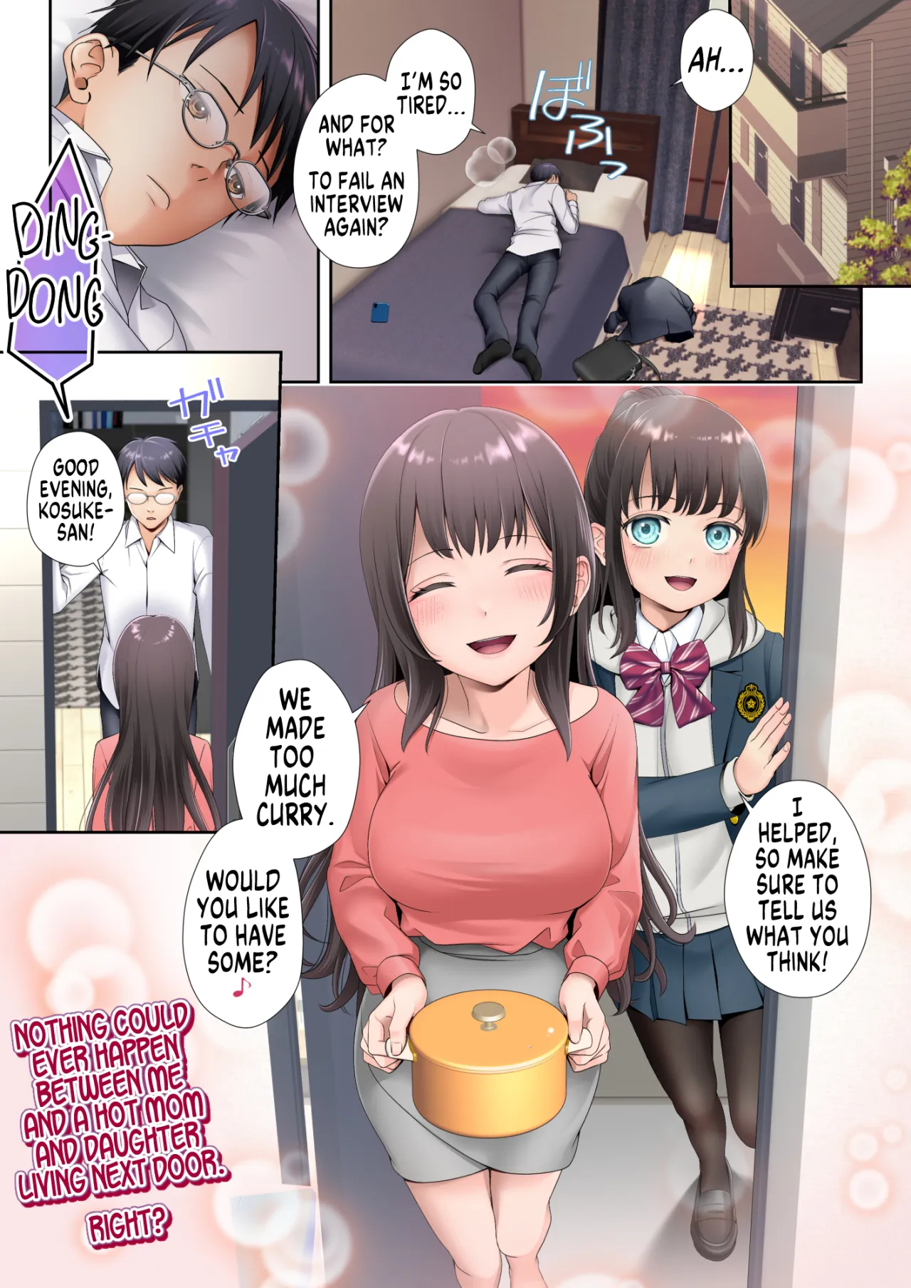 Tonari no Heya ni Sumu Bijin Boshi ga Uchūjin ni Nottorareteshimau Hanashi (Hahahen) 1