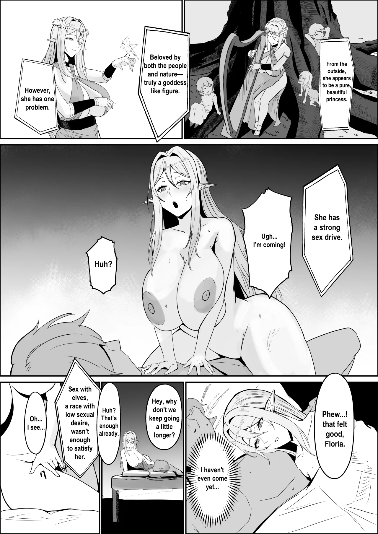 Torawareta Elf Touzen Seidorei no Kei 14