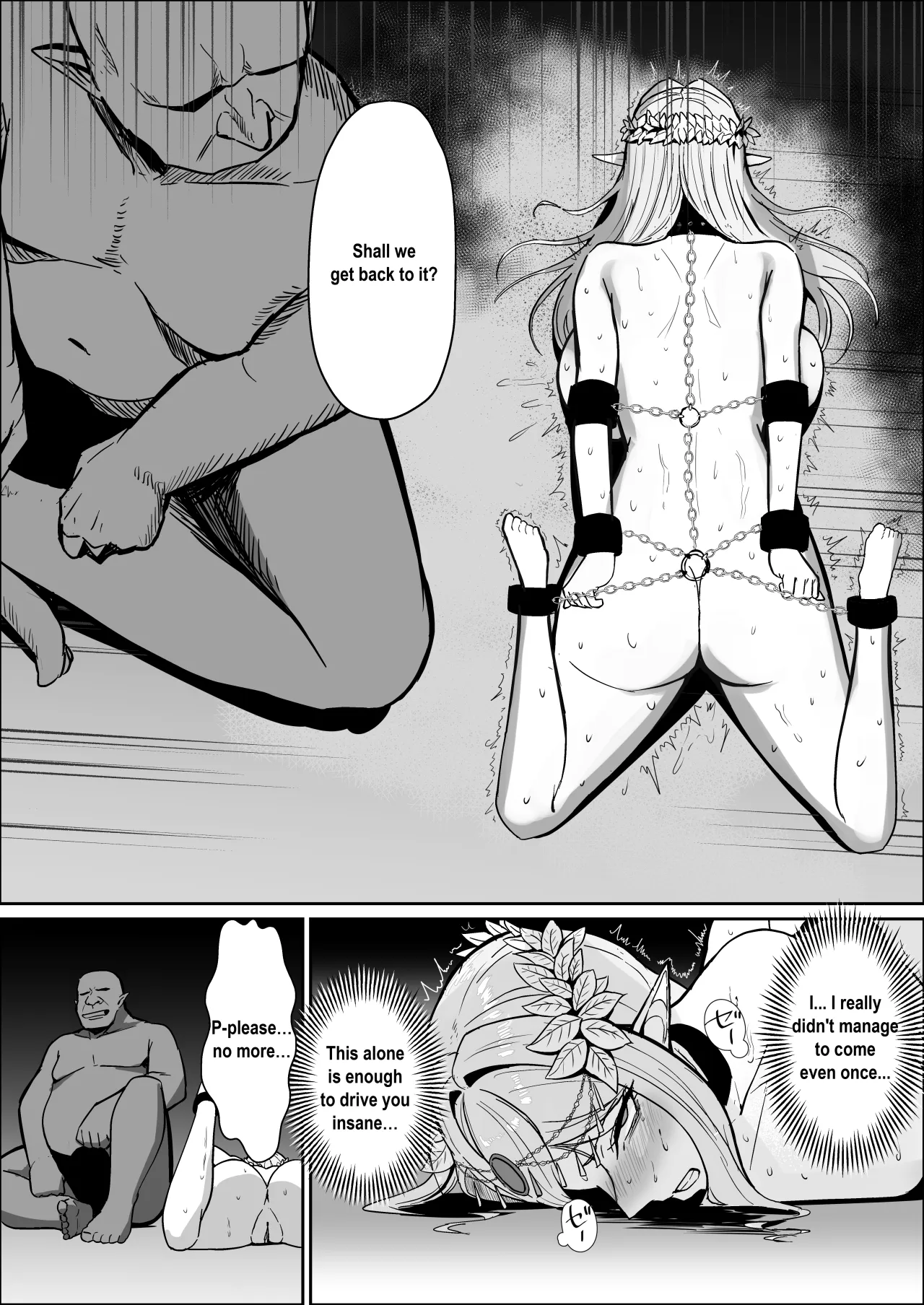 Torawareta Elf Touzen Seidorei no Kei 19